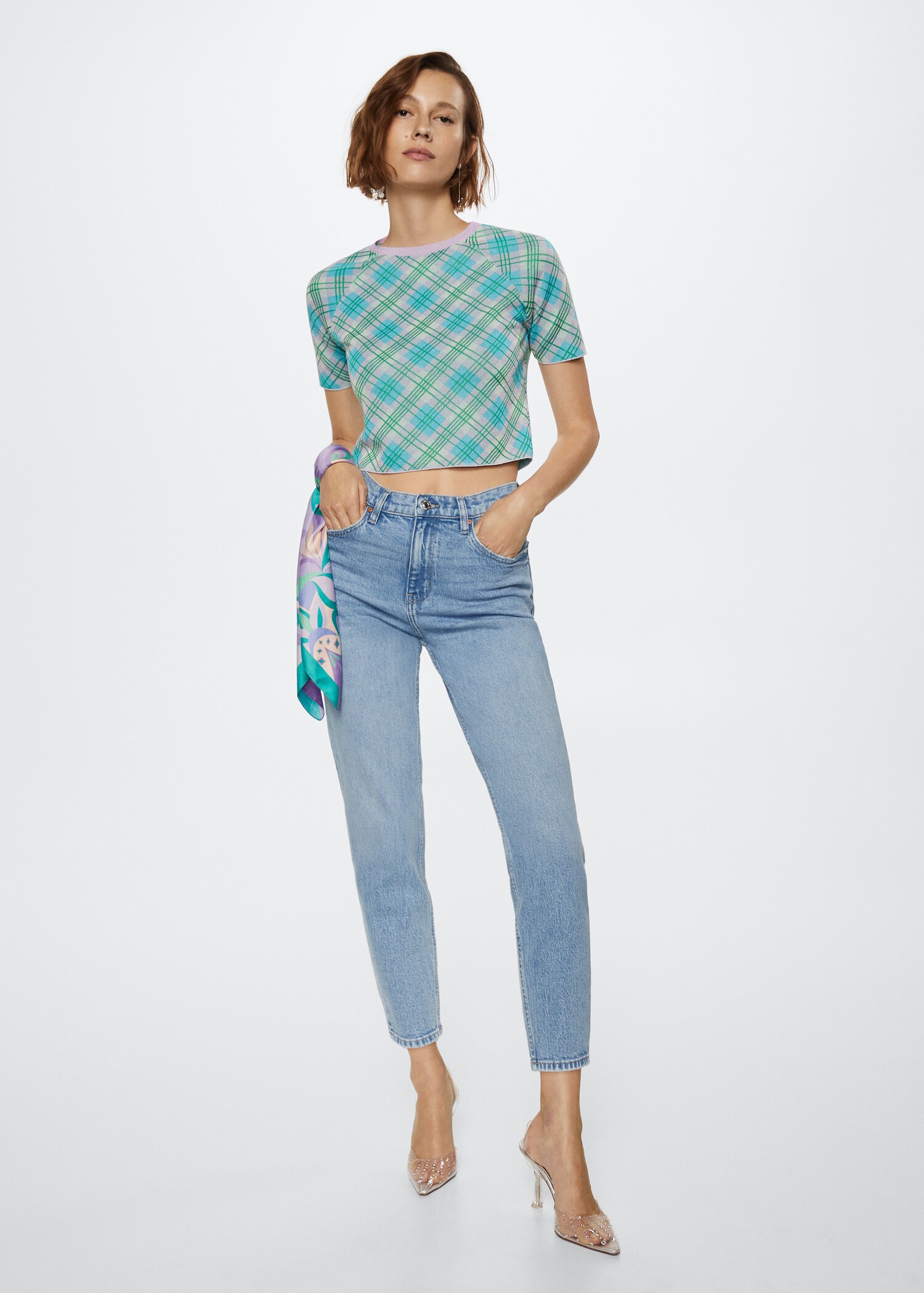 Crop top maille - Plan général