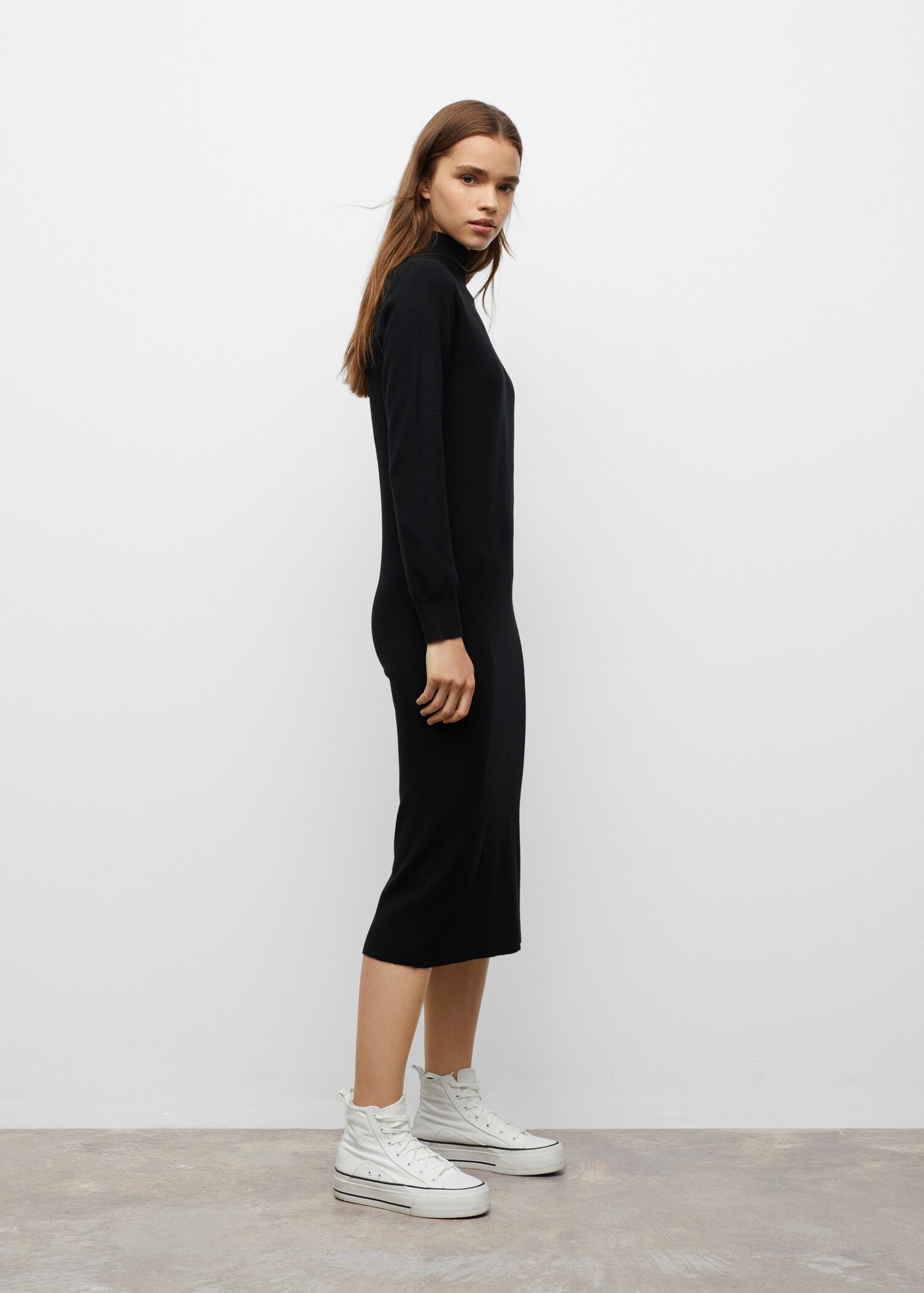 Knit long dress - General plane