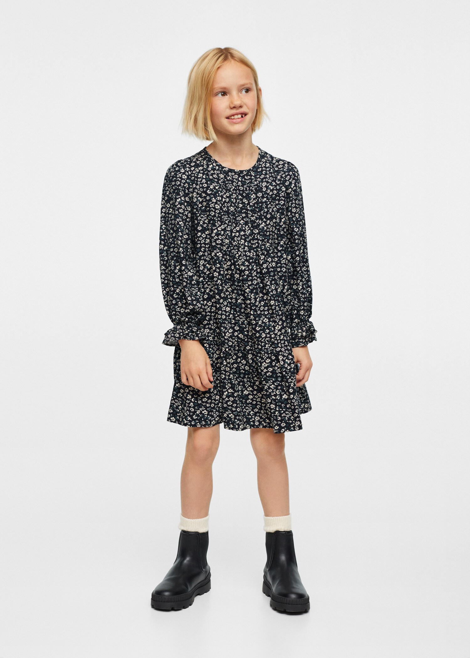 Floral print dress - General plane