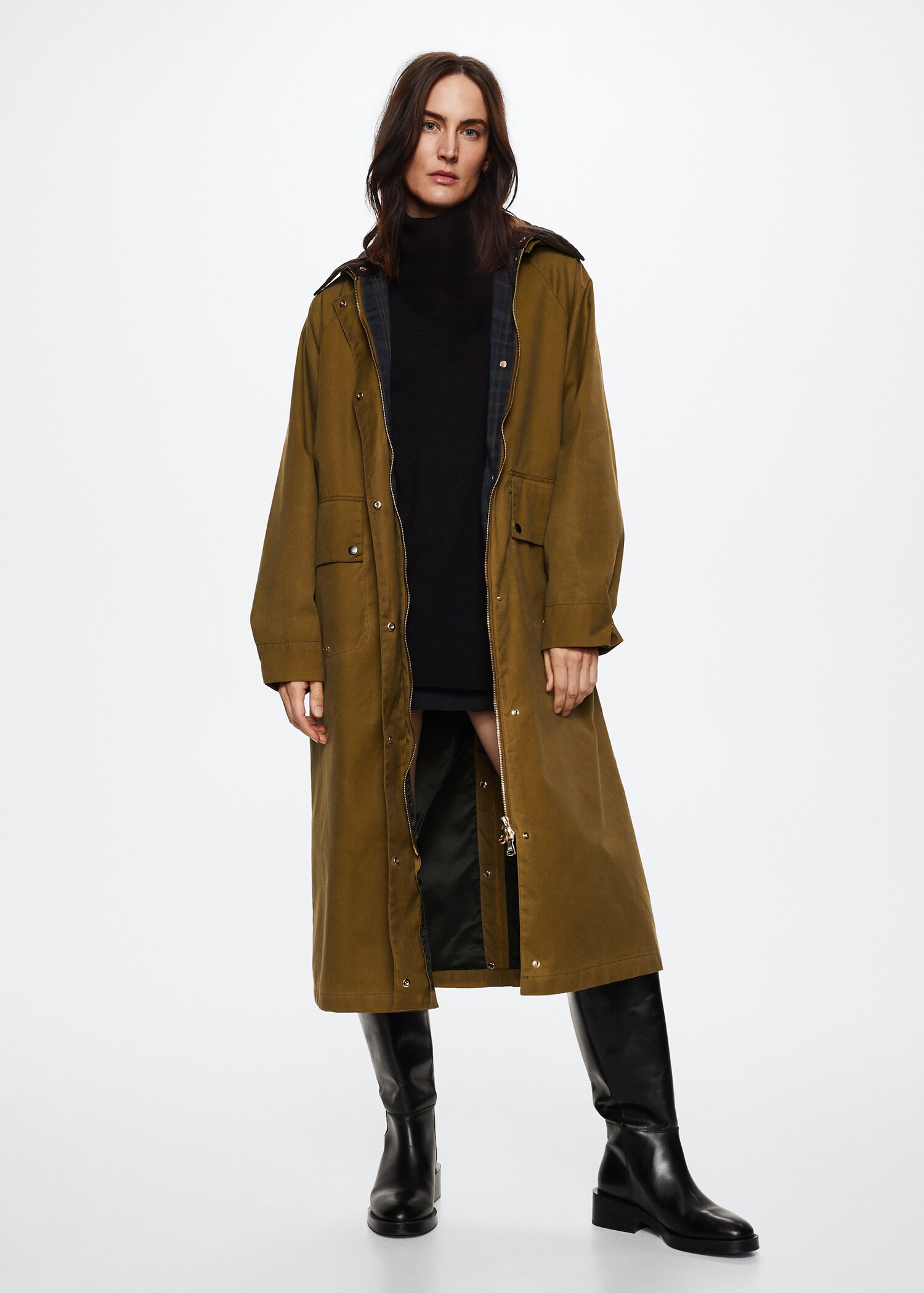 Parka capucha desmontable - Plano general
