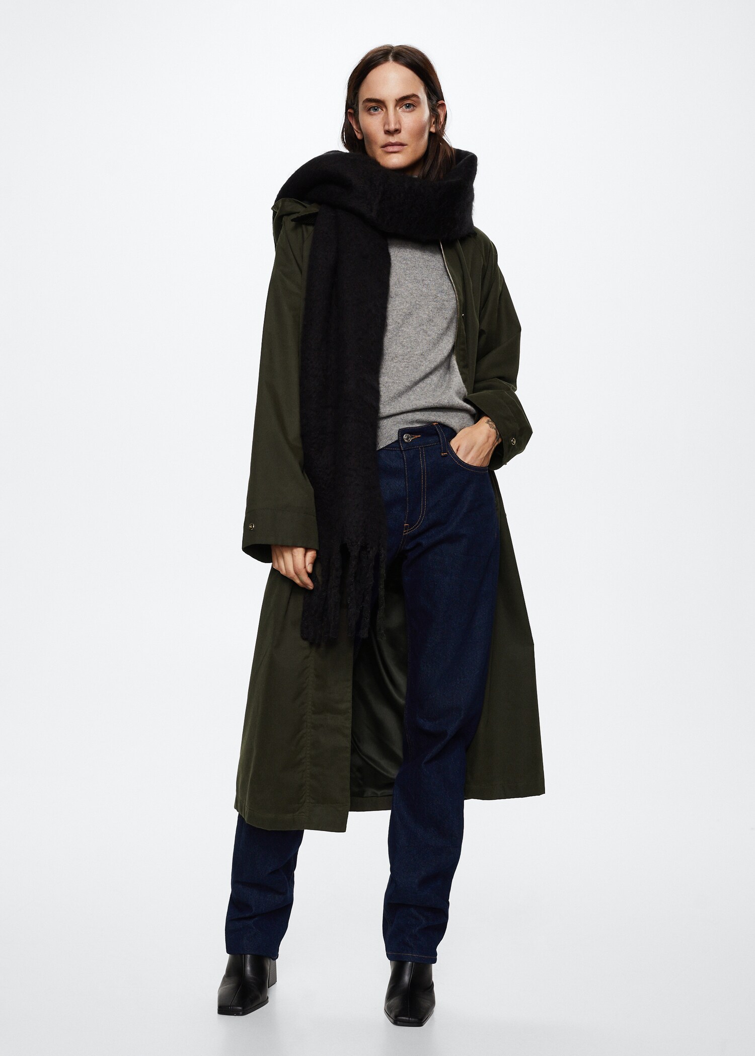 Parka capuche amovible - Plan général