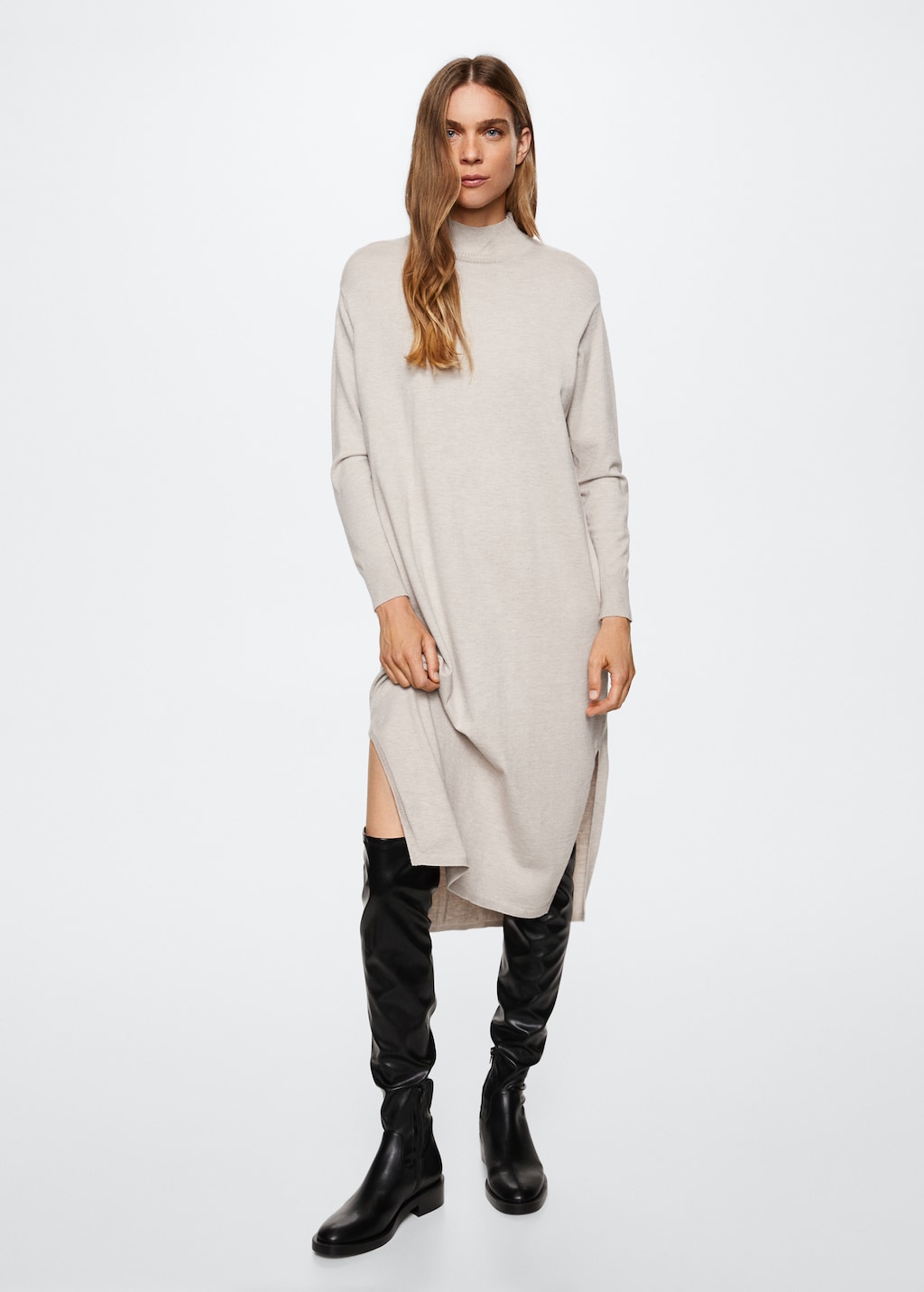 【PORTERNA】Mad Knit Long One Piece Veronica Beard - Nami Poppy Knit Sweater Dress | Mitchell Stores
