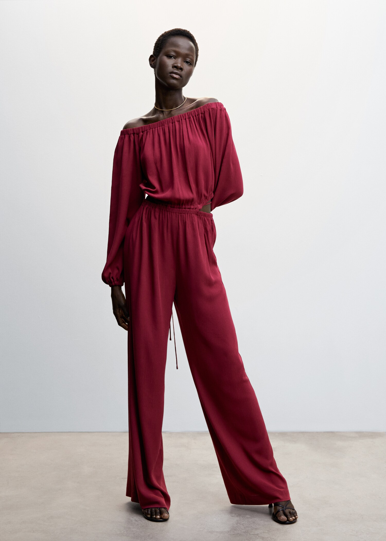 Cut-out detail jumpsuit - General plane