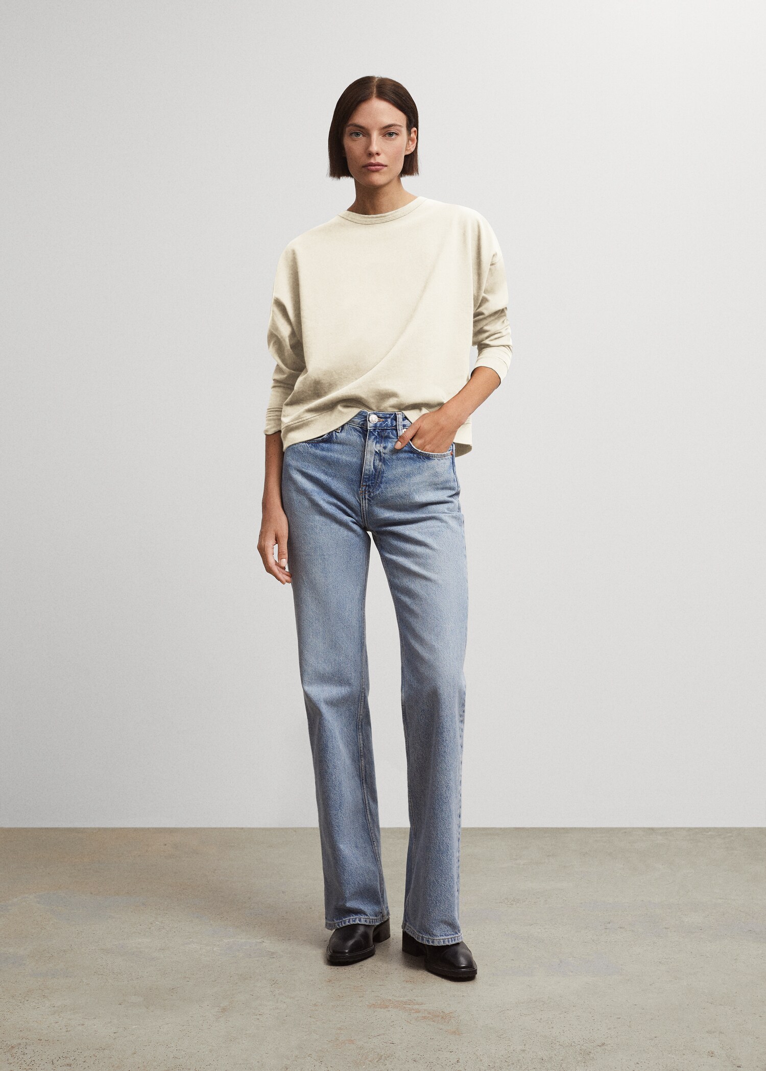 Sweatshirt aus Bio-Baumwolle - Allgemeine Ansicht