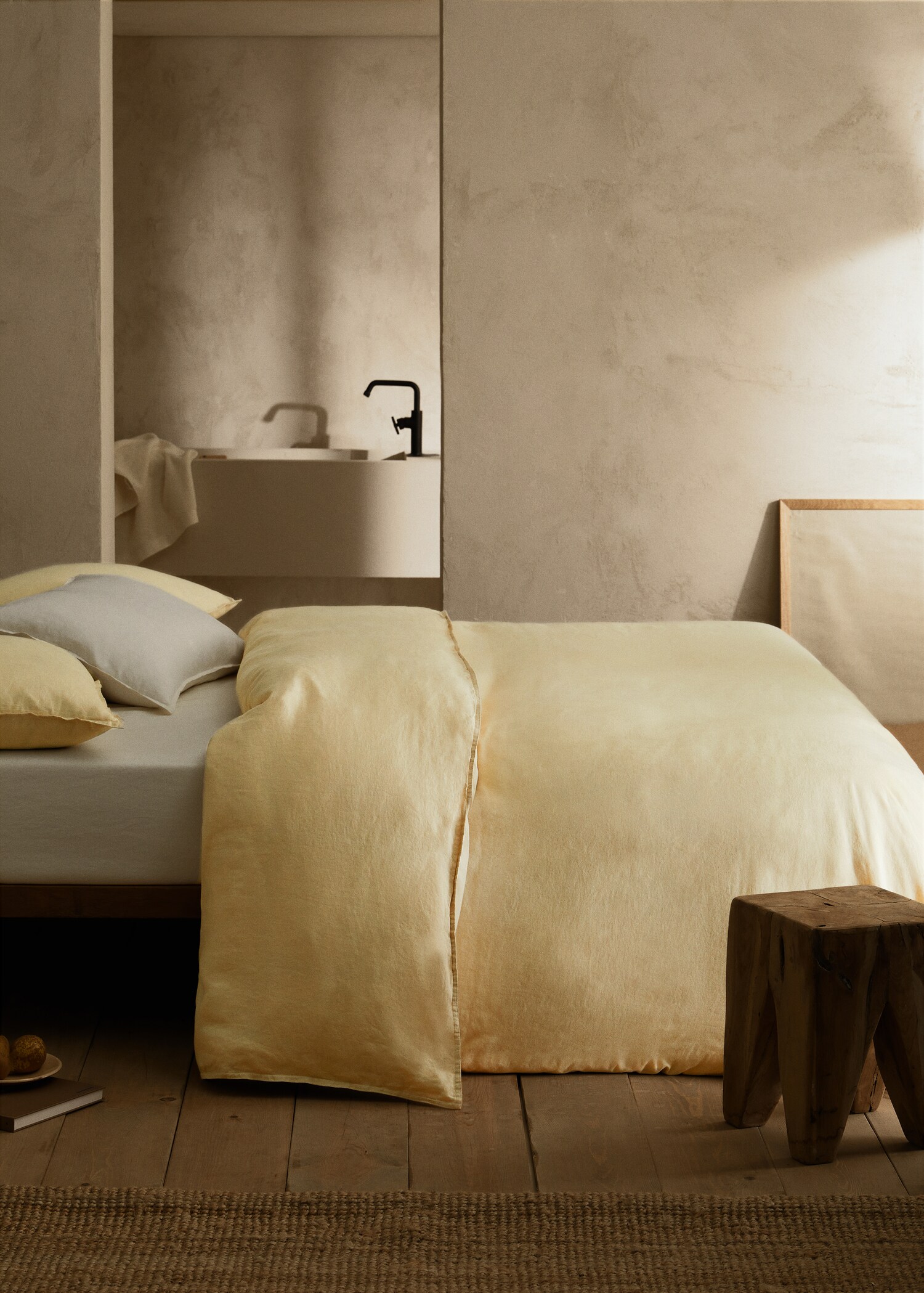 Funda nórdica 100% lino cama 90cm - Plano general