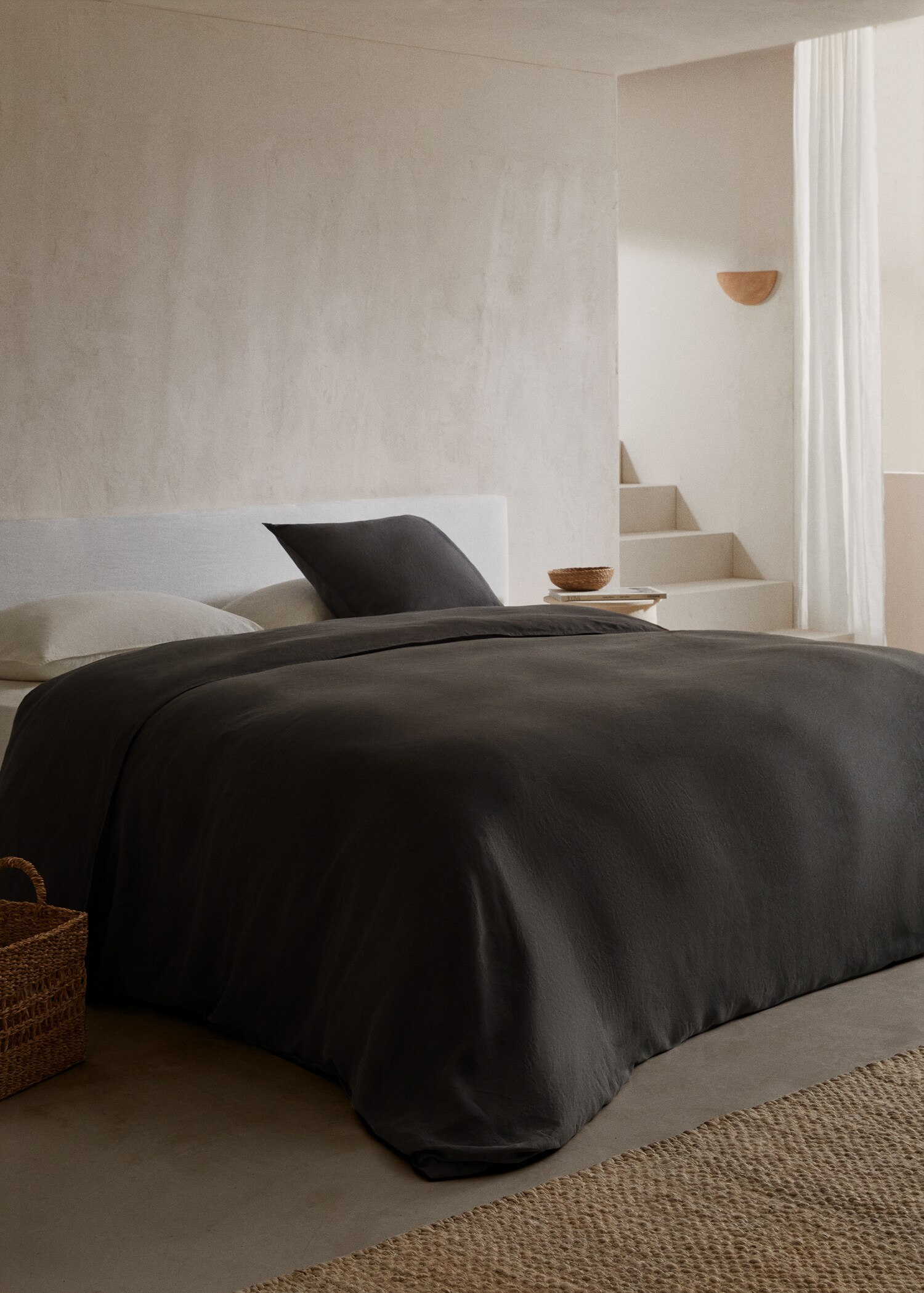 Funda nórdica 100% lino cama 90cm - Plano general