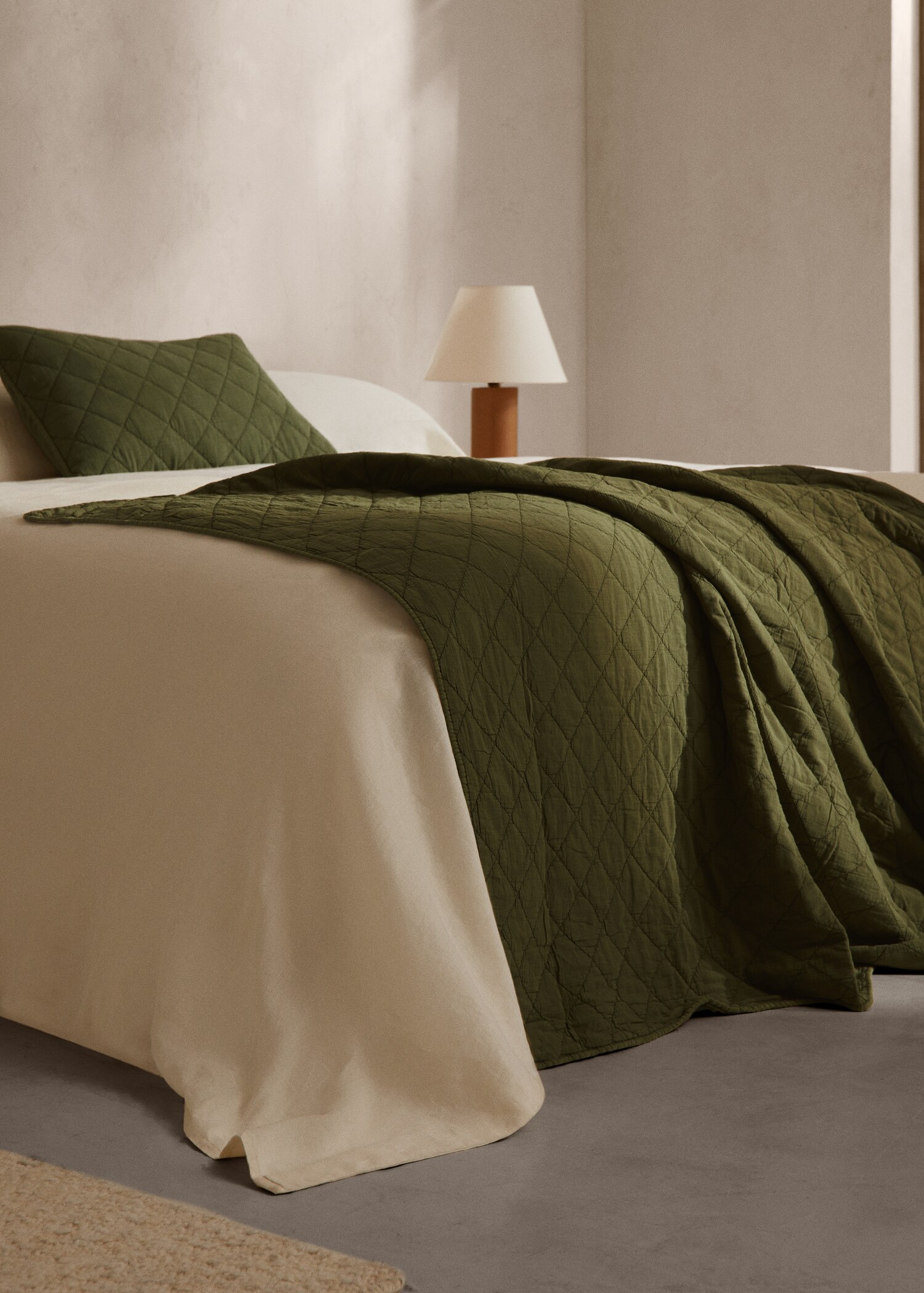 Padded bed blanket 130X180cm - General plane