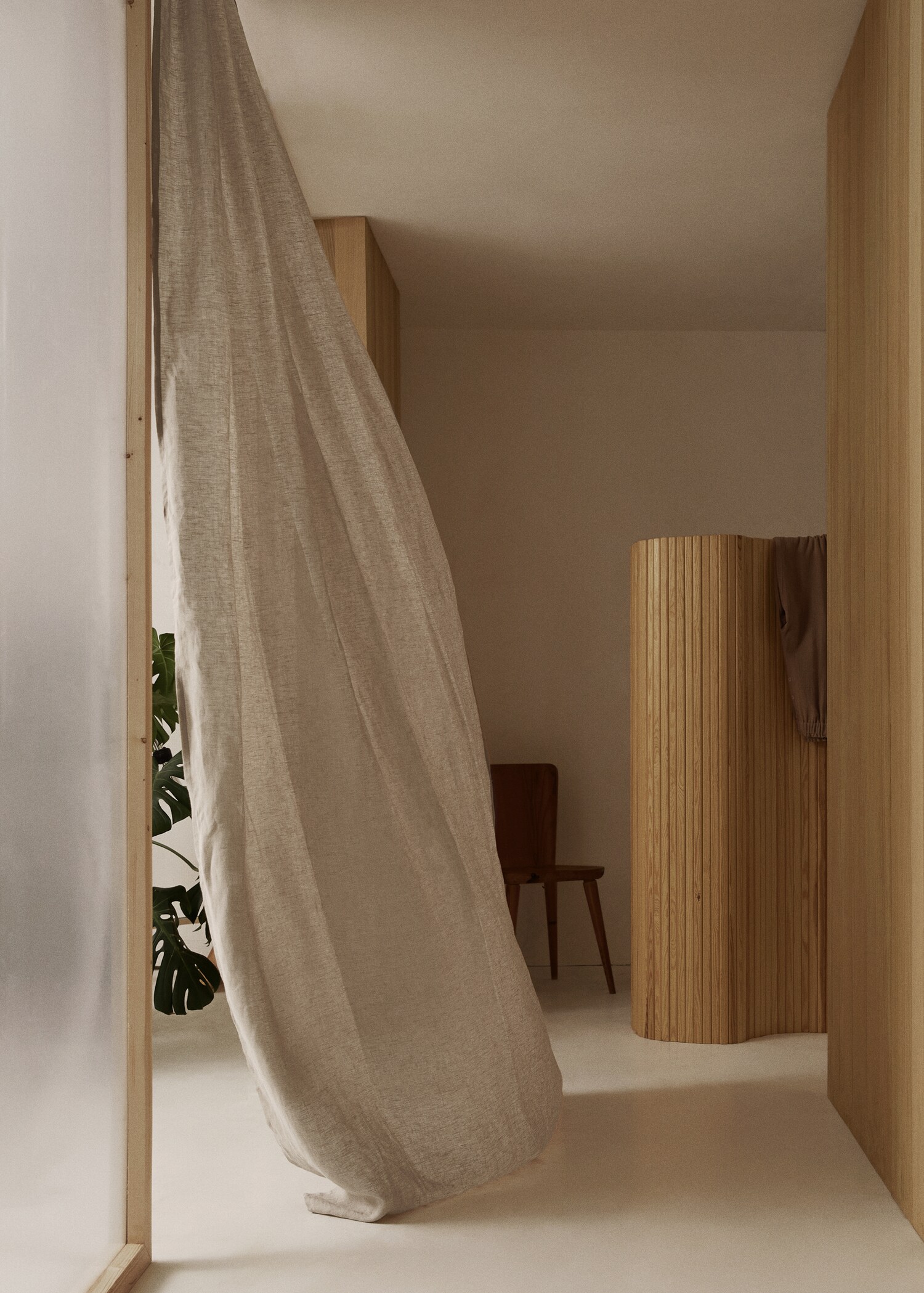 Cortina 100% lino 145x260cm - Plano general