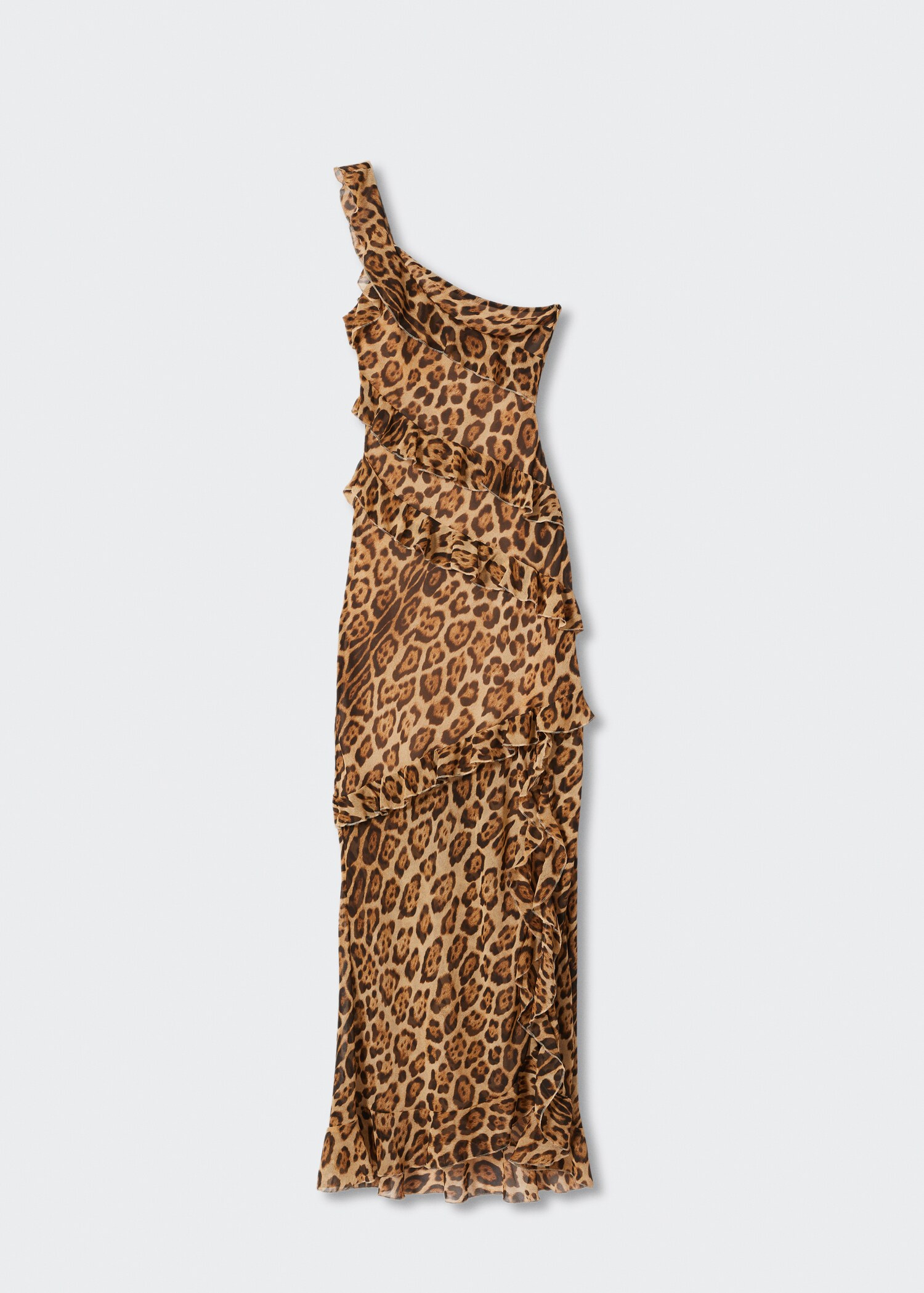 Leopard-print fluid dress - Article without model