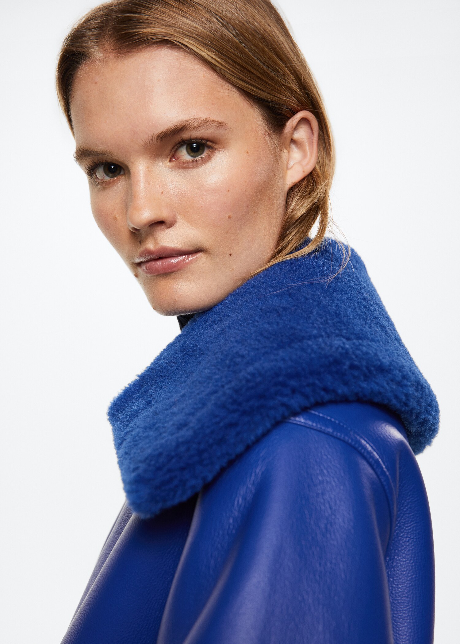 Faux shearling-lined coat - Details of the article 3