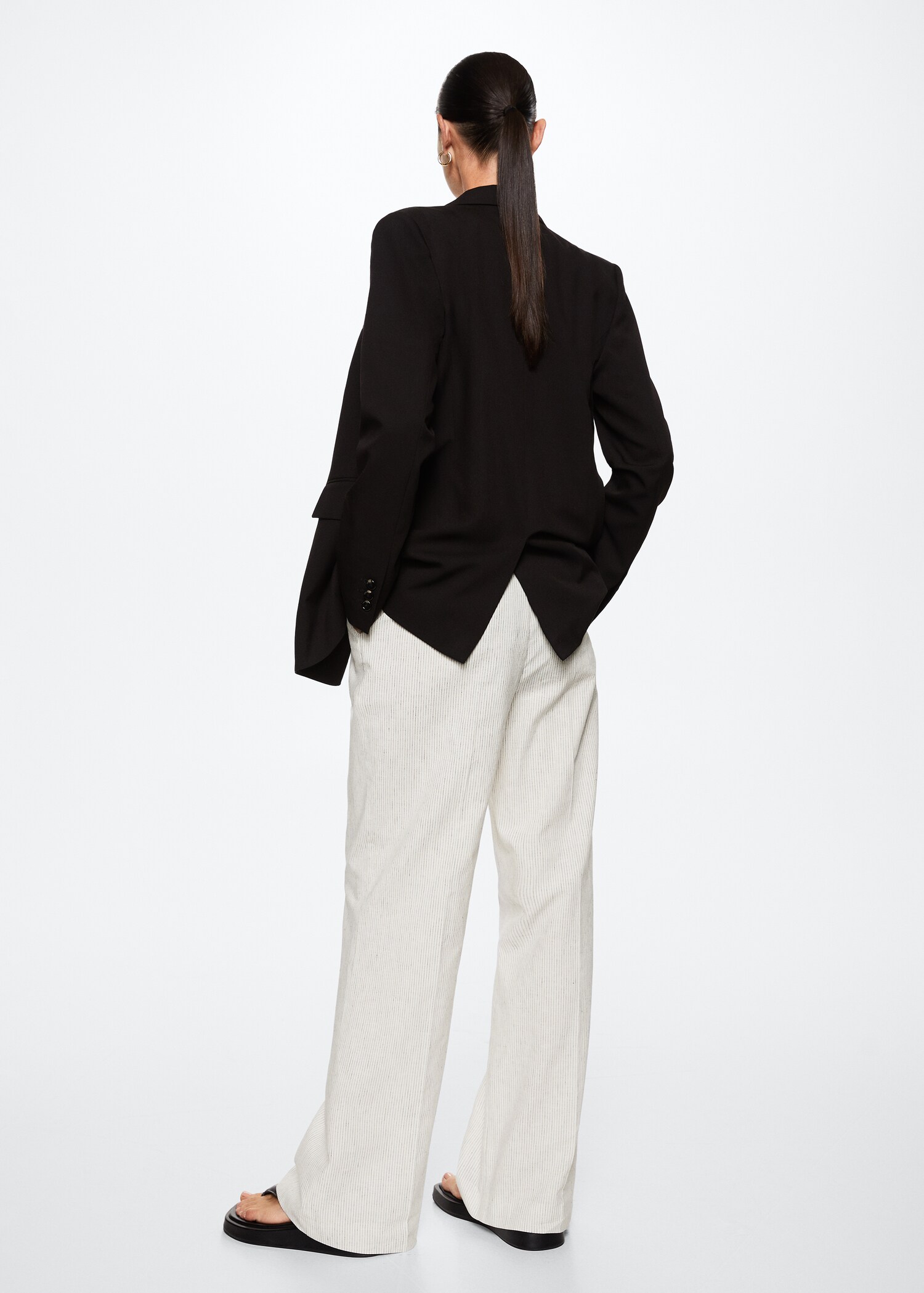 Pinstripe suit pants - Reverse of the article
