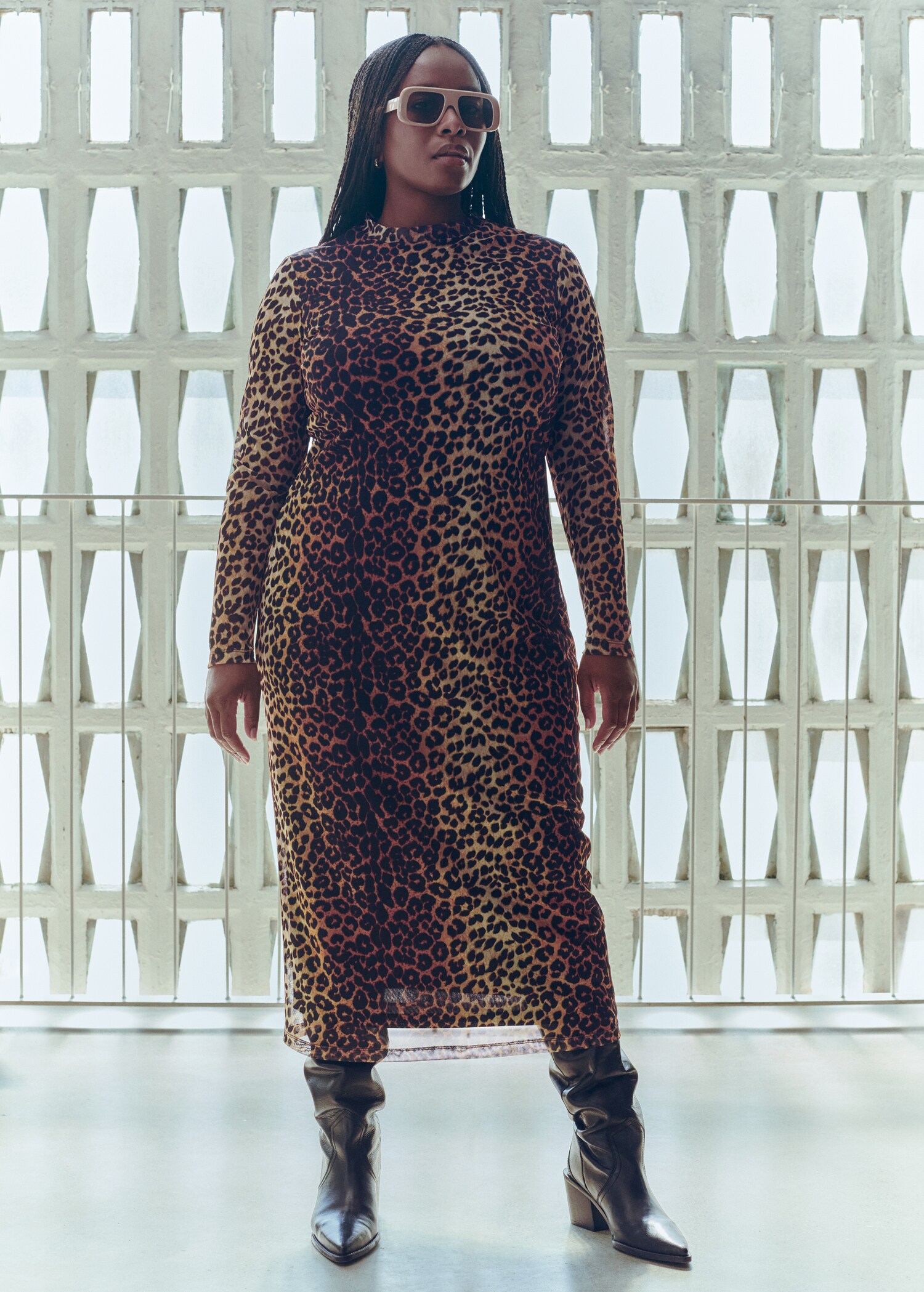 Animal print dress - Details of the article 6