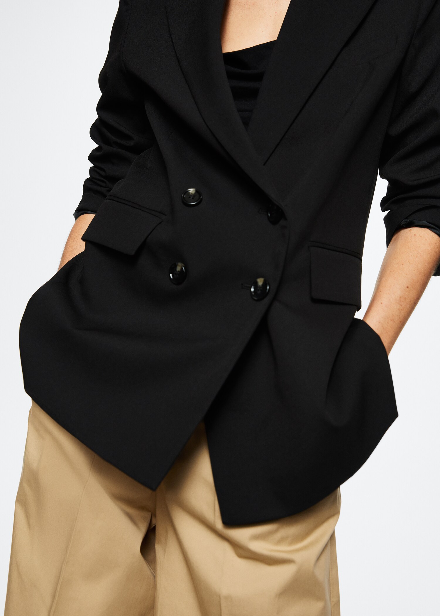 Double-breasted blazer - Details of the article 2