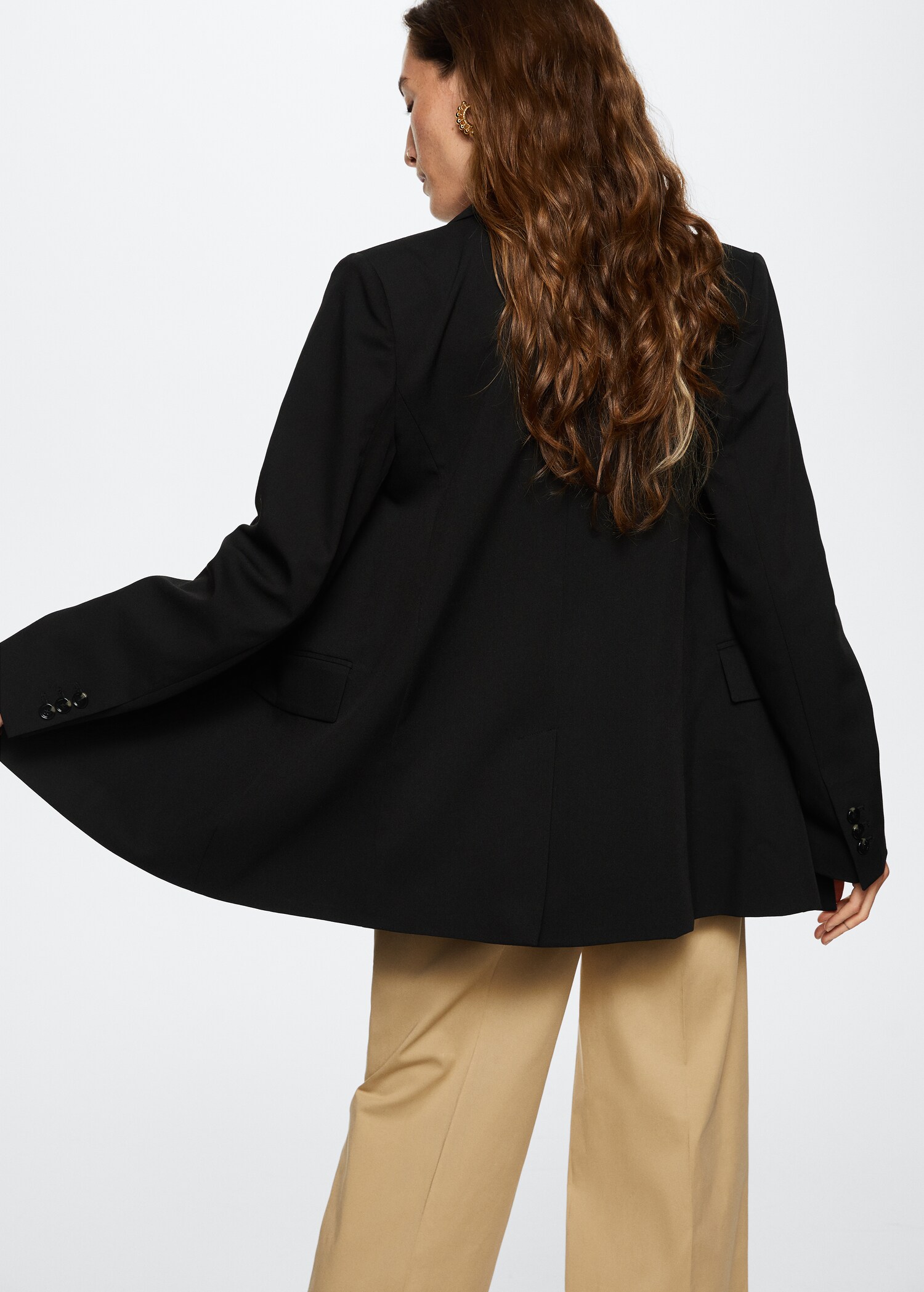 Double-breasted blazer - Reverse of the article