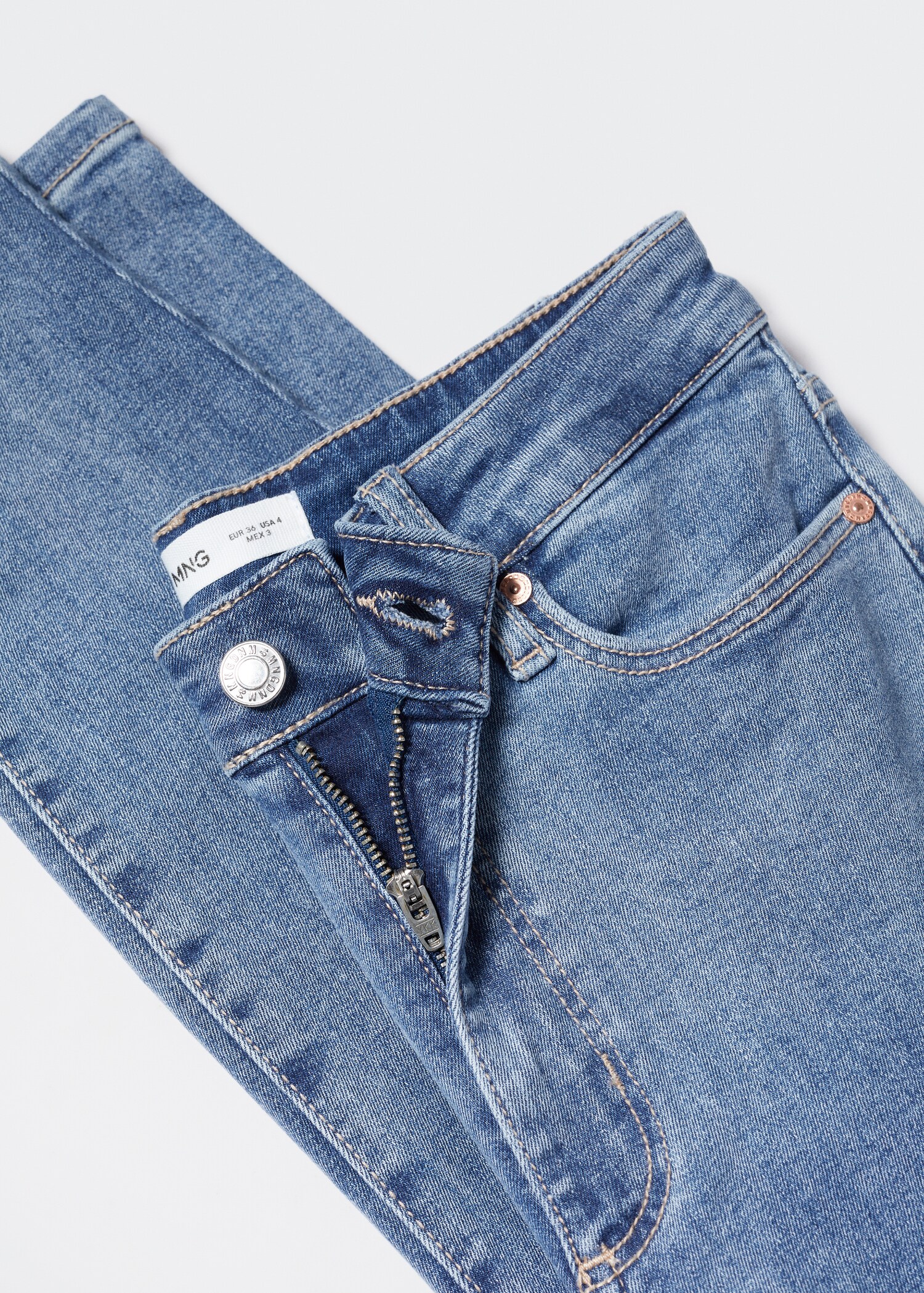 High-rise skinny jeans - Details of the article 8