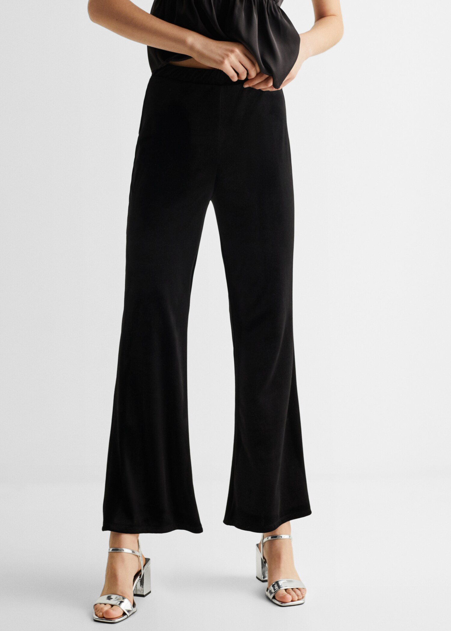 Velvety trousers - Medium plane