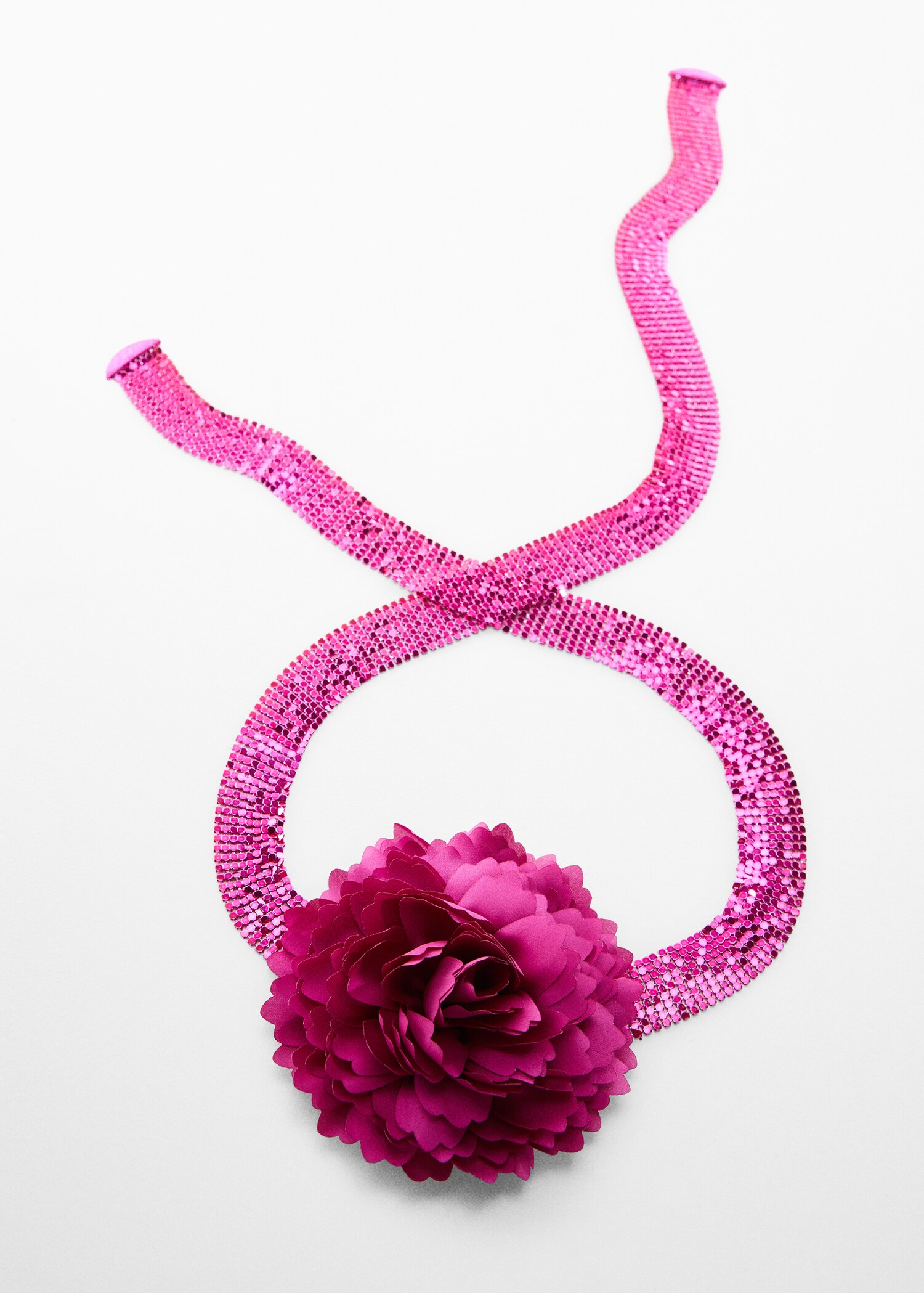 Collier fleur double tour - Article sans modèle