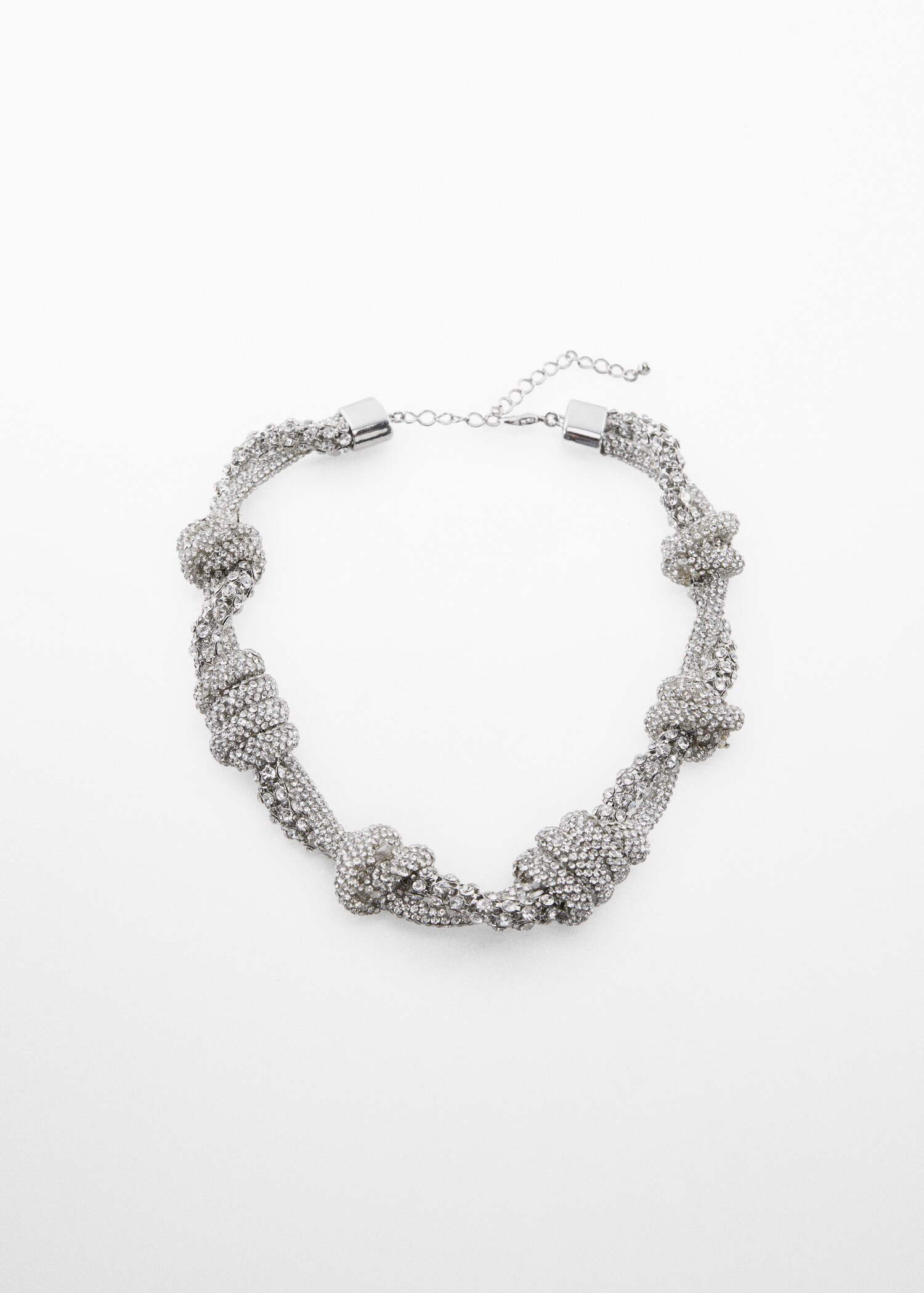 Collier nœuds cristaux - Article sans modèle