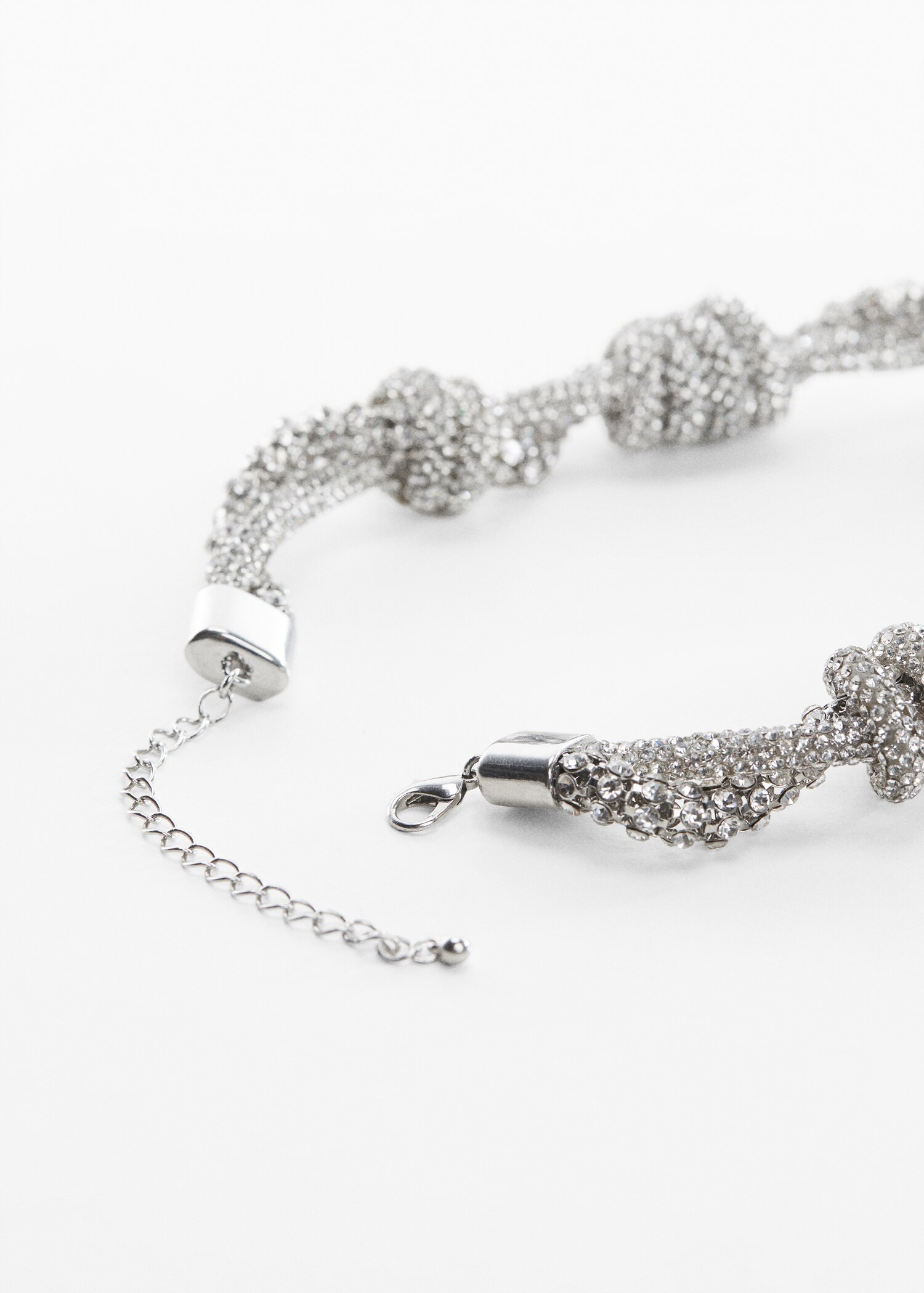 Collier nœuds cristaux - Détail de l'article 1