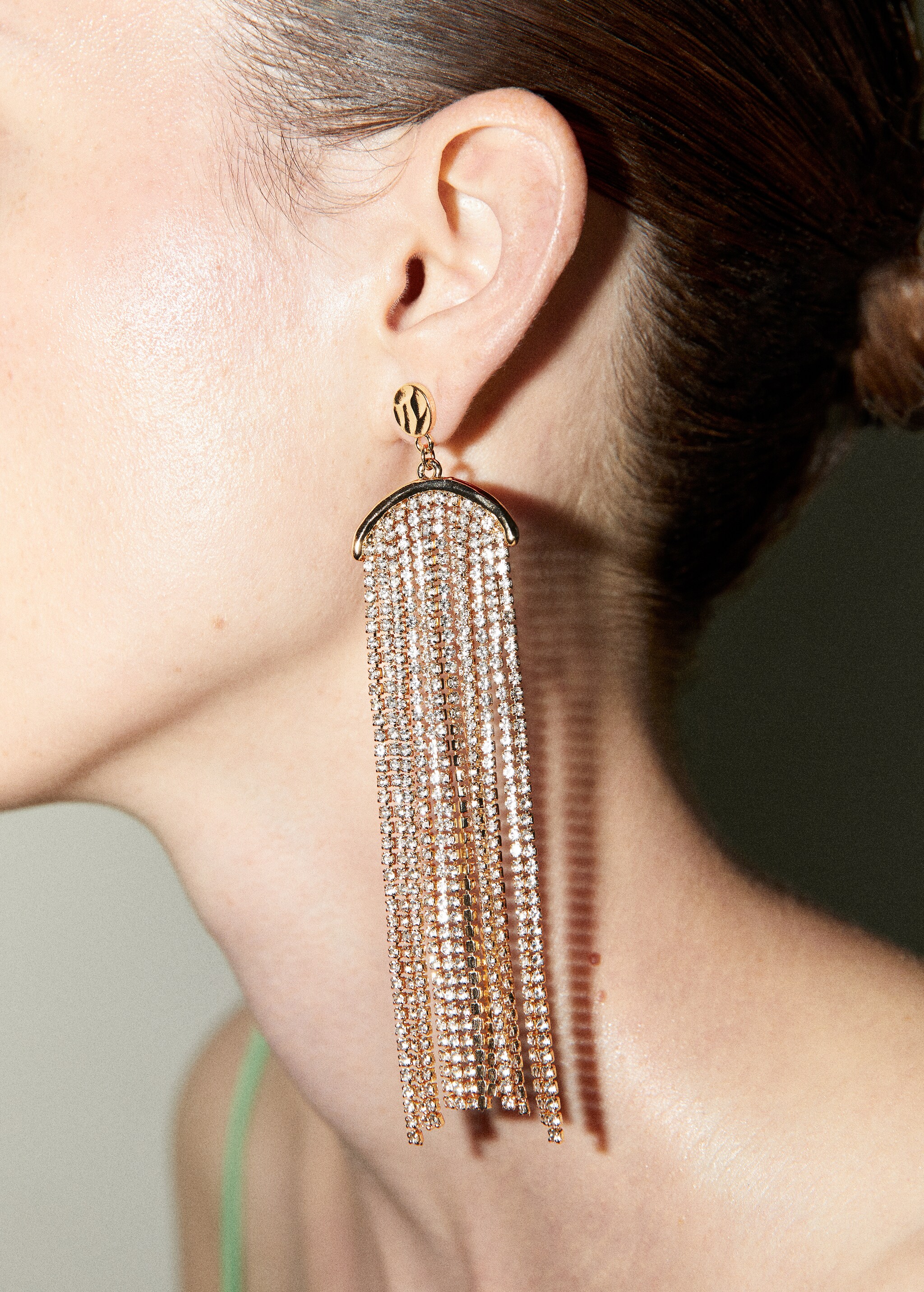 Crystal waterfall earrings - Details of the article 9