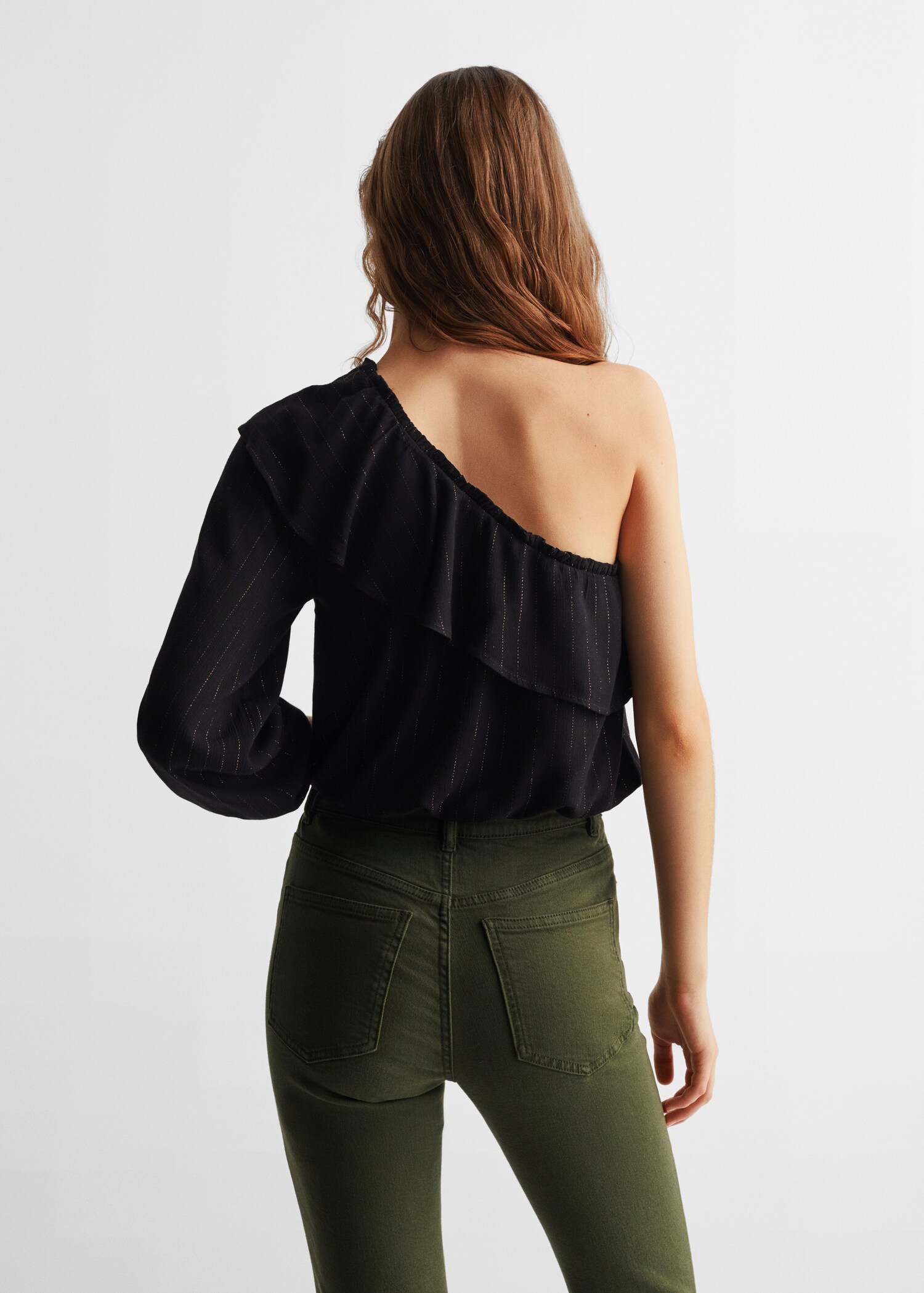 Blouse asymétrique détail brillant - Verso de l’article