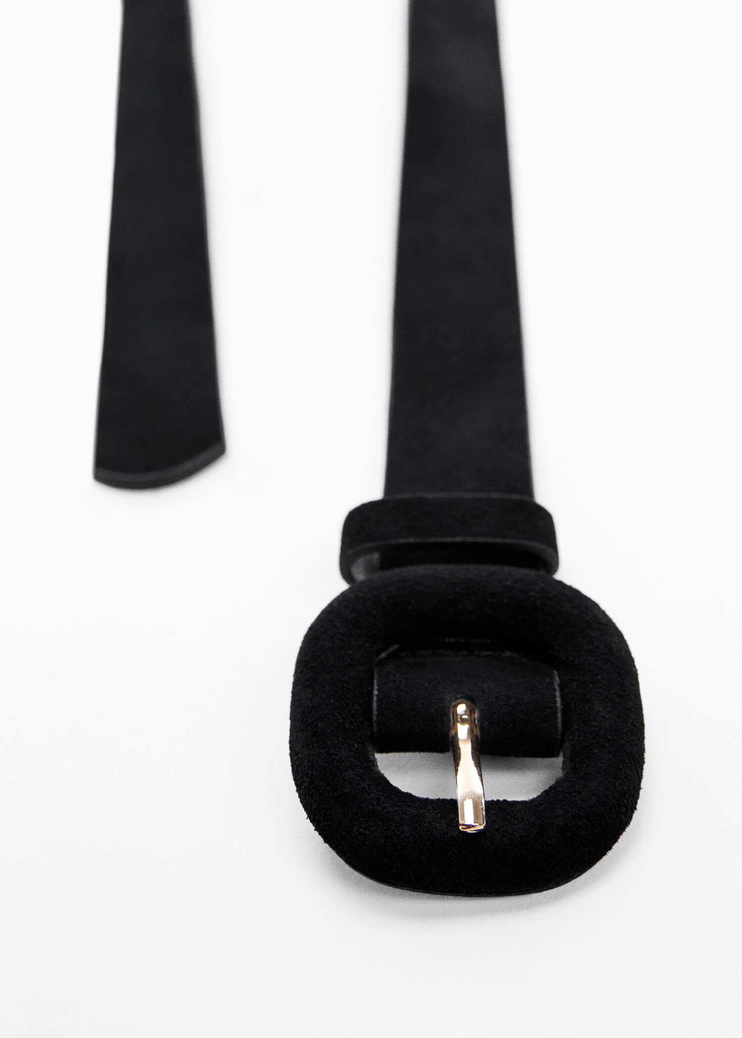 Leather belt with square buckle  - Details of the article 1