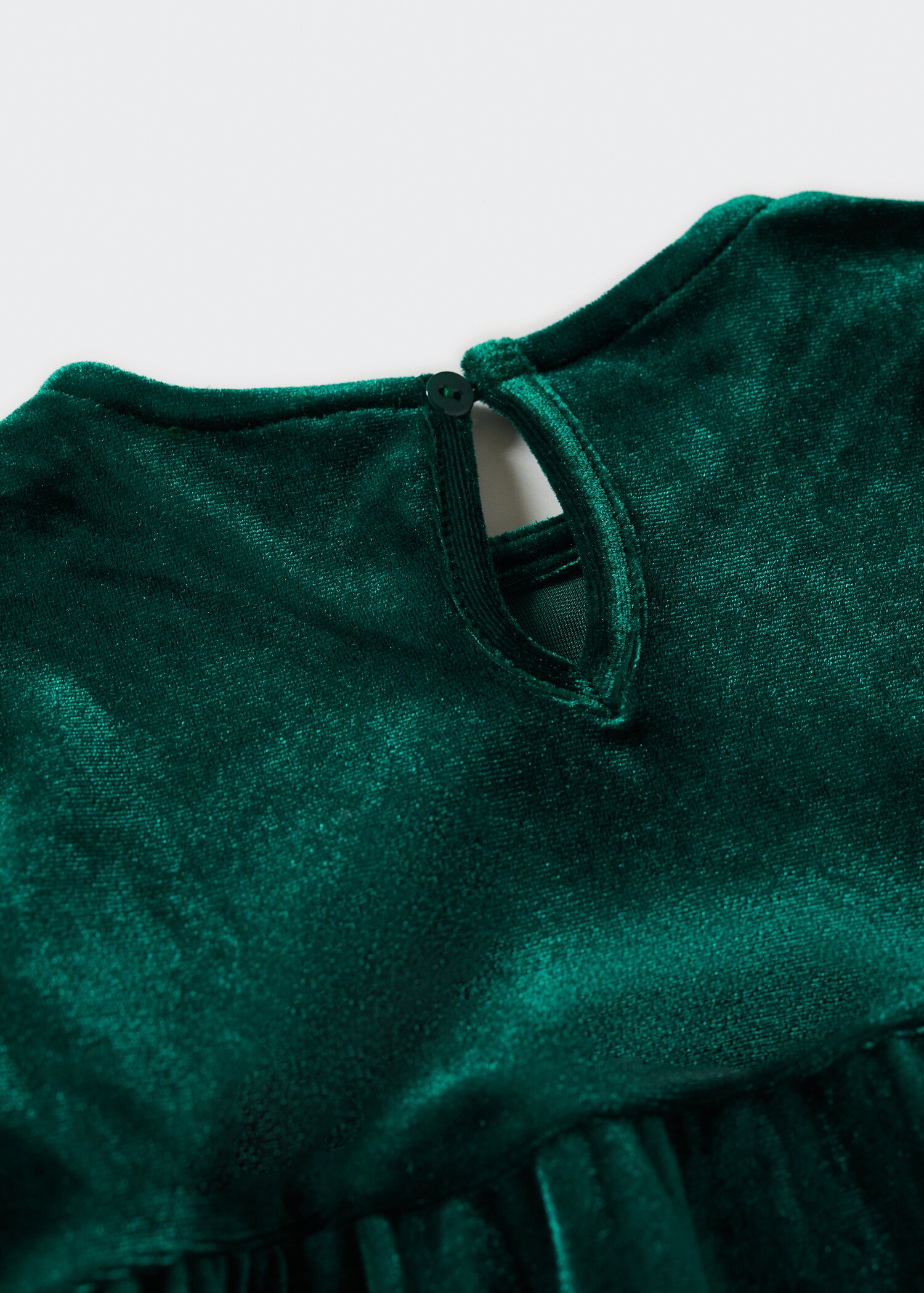 Ruffled velvet dress - Details of the article 8