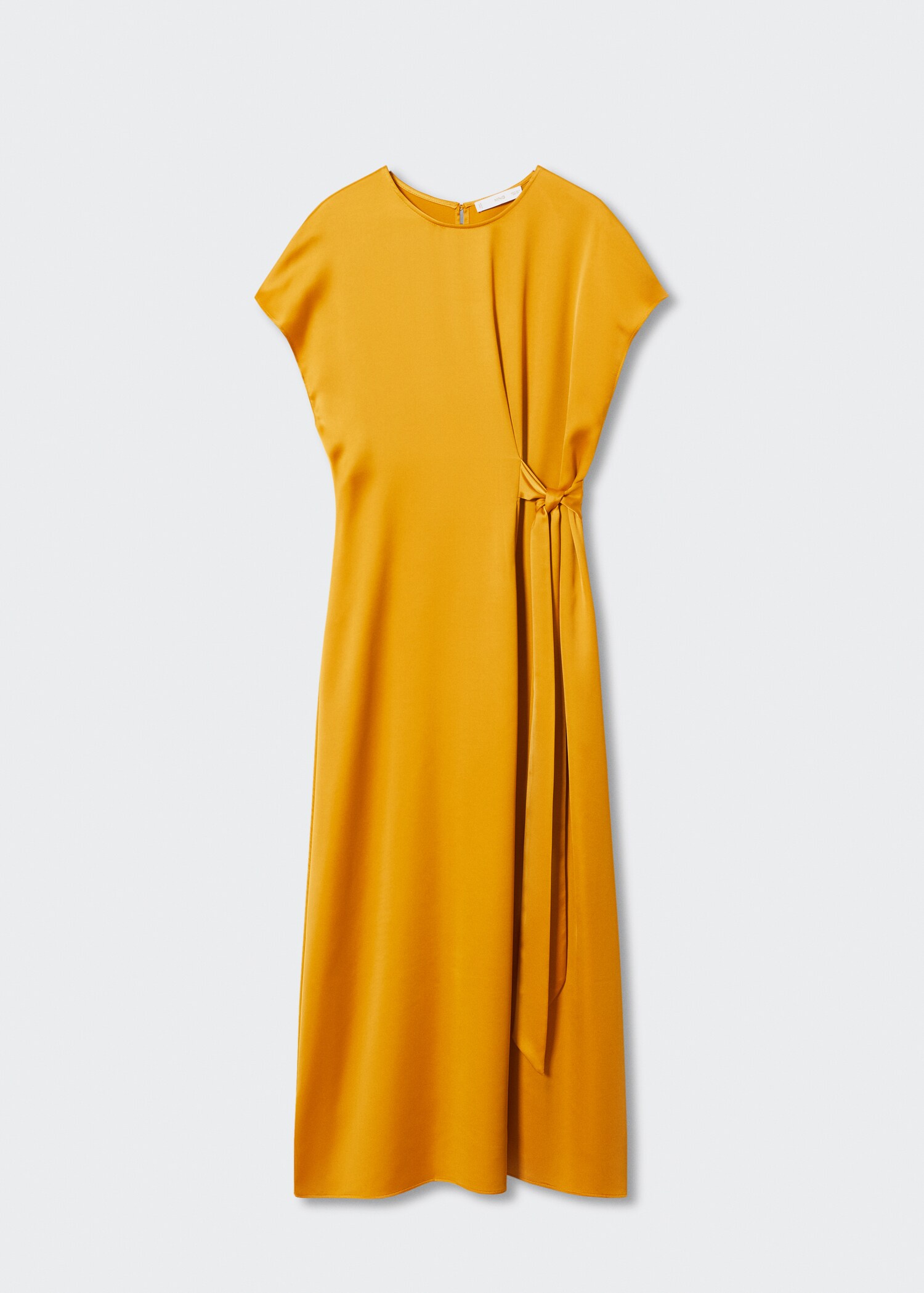 Satin dress with knot - Article without model