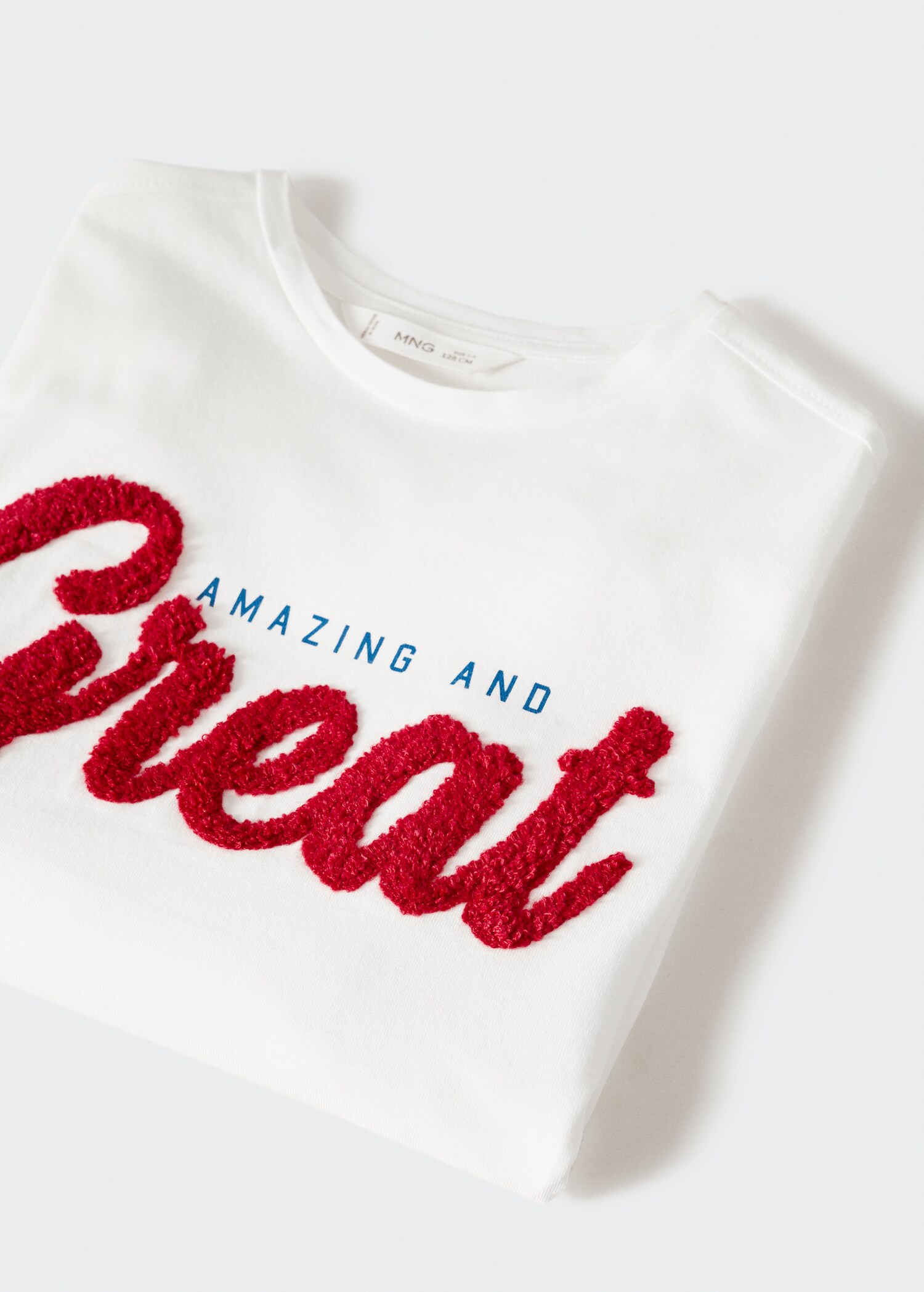 Getextureerd katoenen T-shirt - Detail van het artikel 8