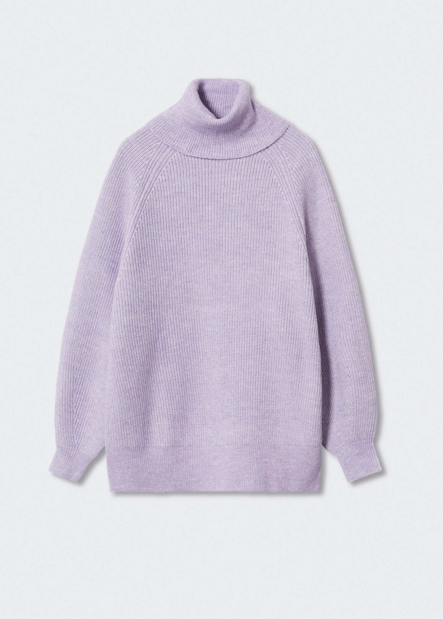 Pull-over côtelé col roulé - Article sans modèle