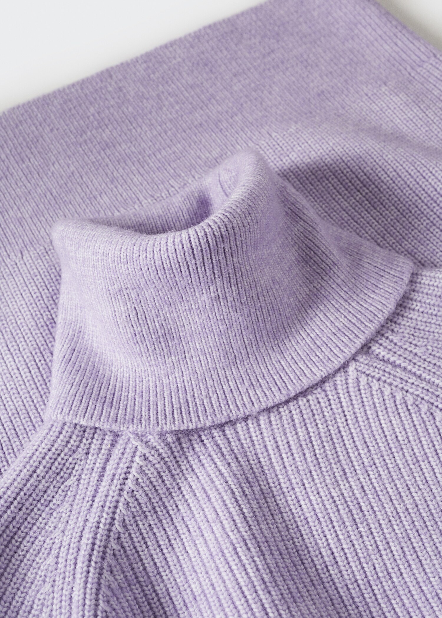 Pull-over côtelé col roulé - Détail de l'article 8