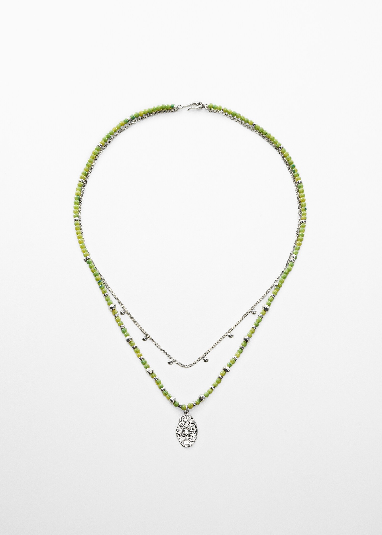Beaded double necklace - Article without model