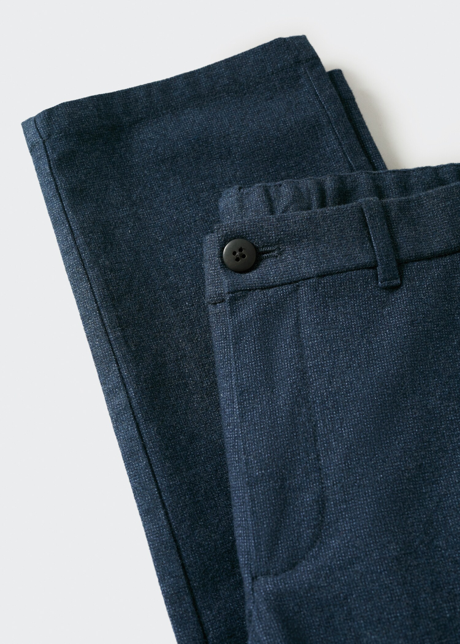 Pantaloni slim fit din bumbac - Detaliu al articolului 8
