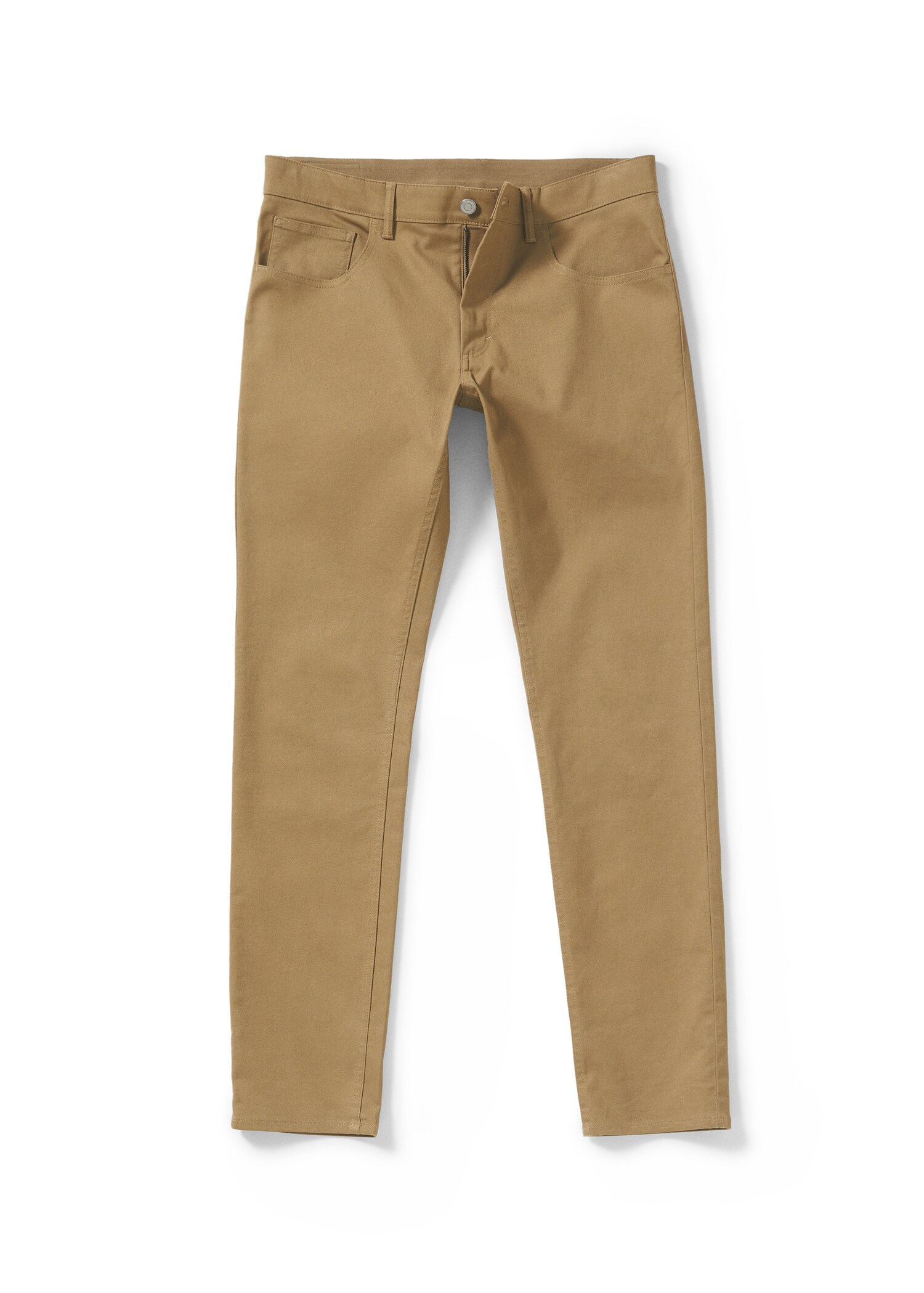 Slim fit denim-effect serge trousers - Details of the article 9