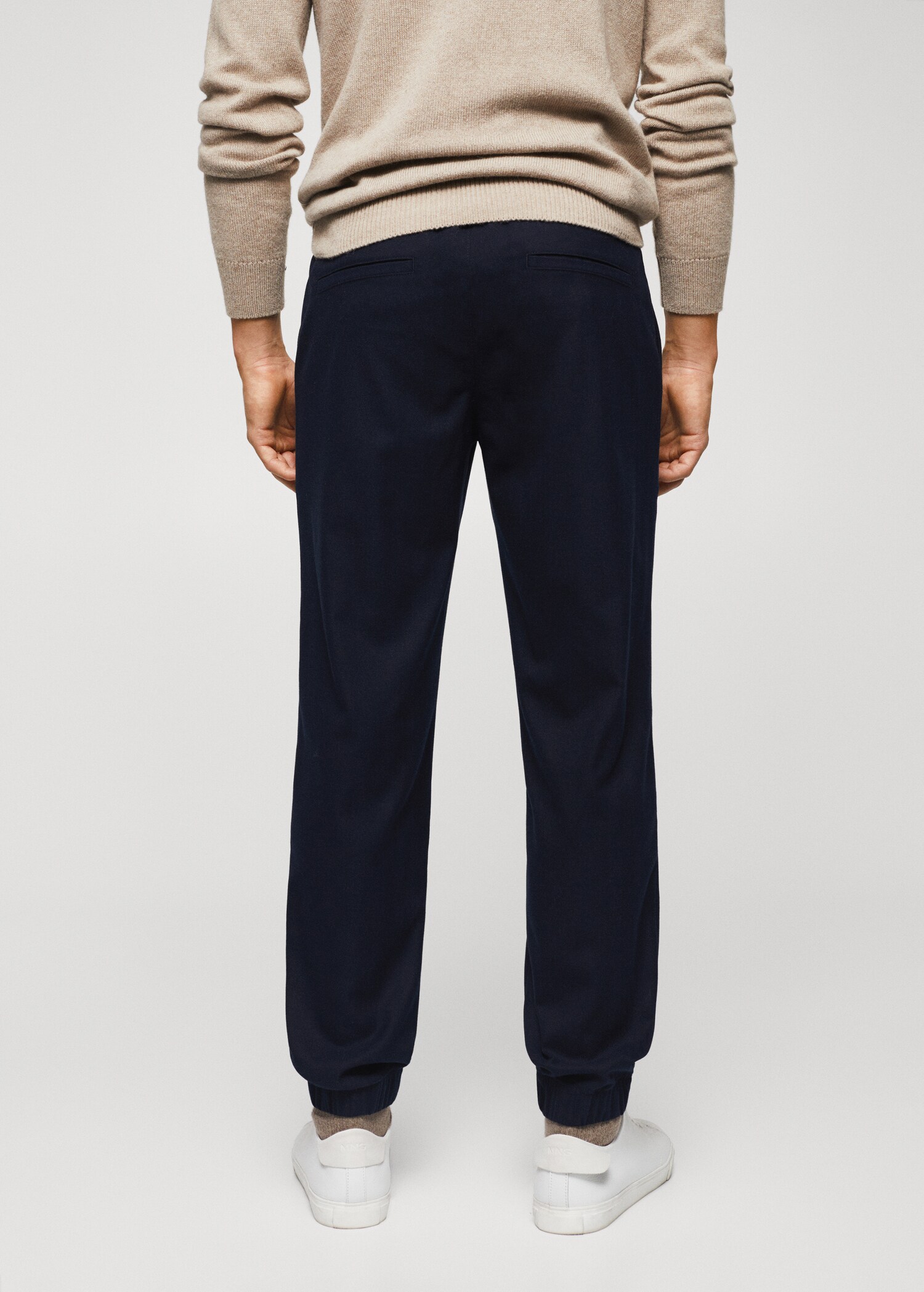 Twill joggers - Reverse of the article