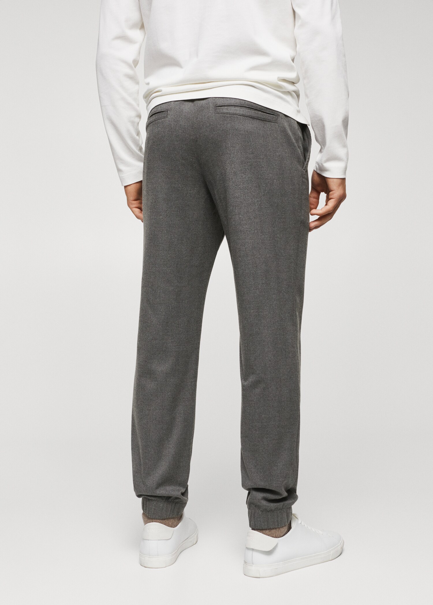 Twill joggers - Reverse of the article