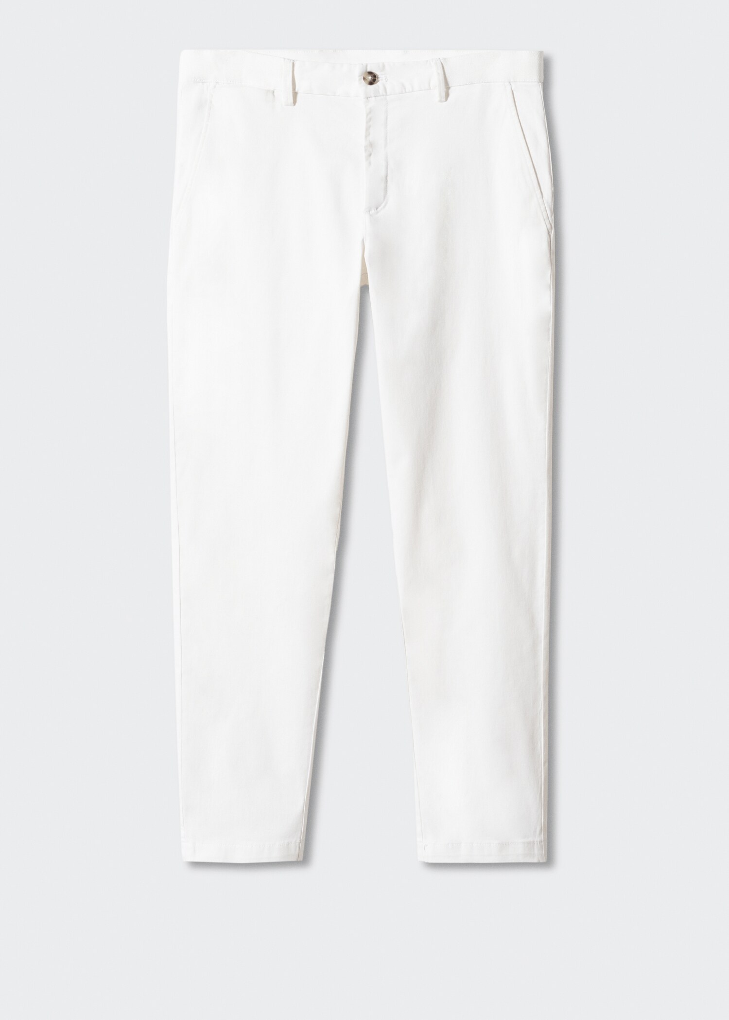 Cotton tapered crop pants - Article without model
