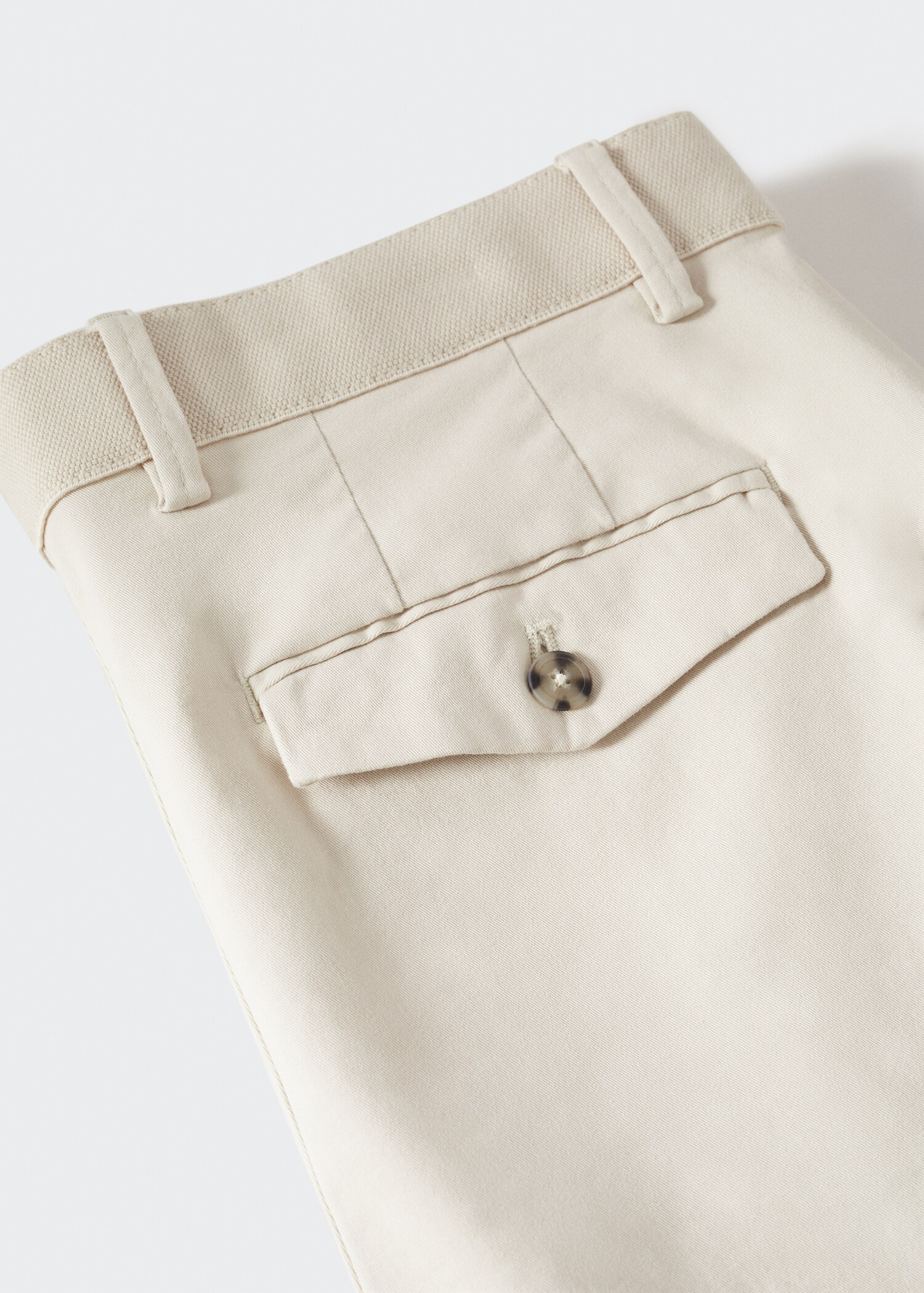 Cotton tapered crop pants - Details of the article 8