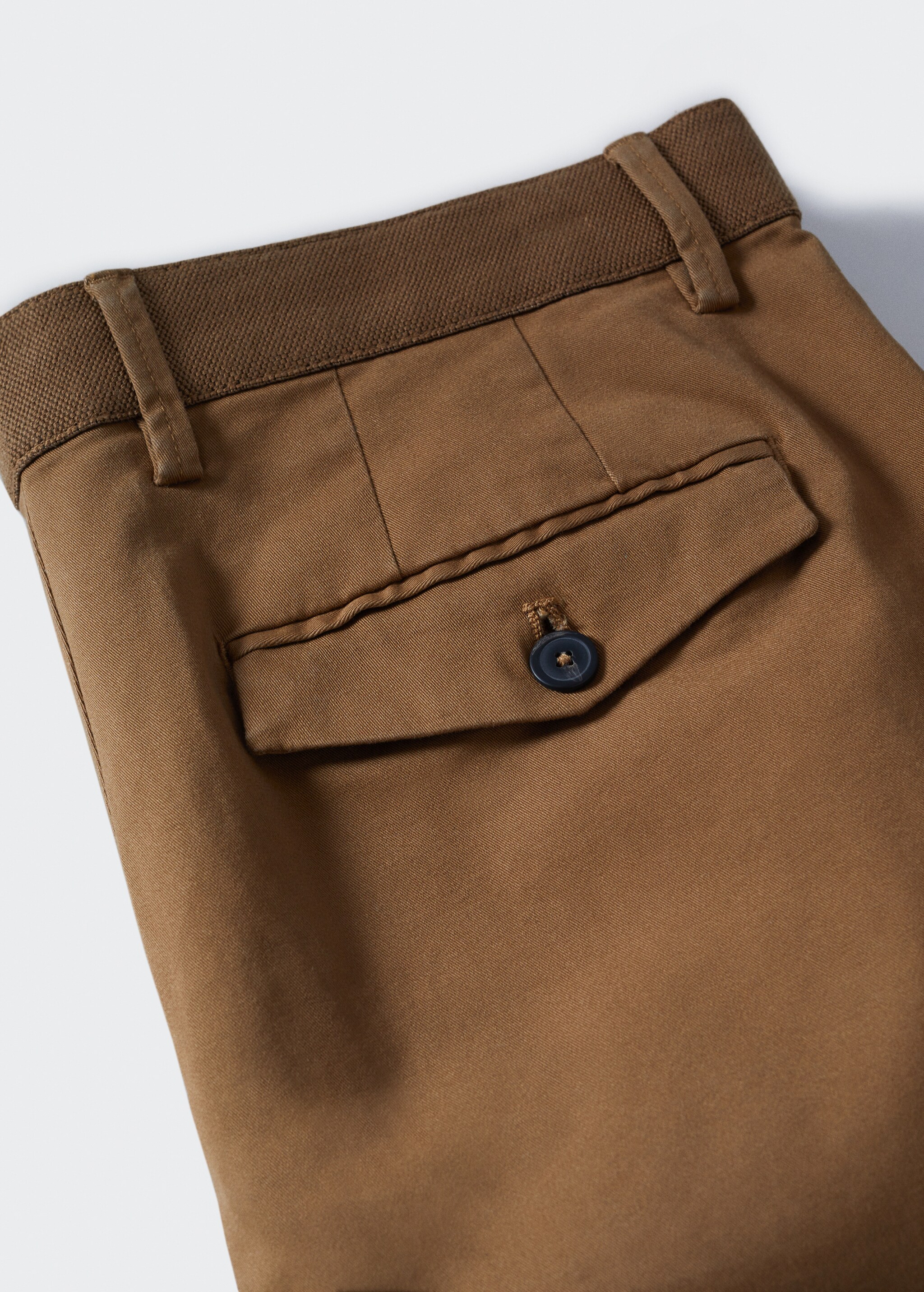 Cotton tapered crop pants - Details of the article 8