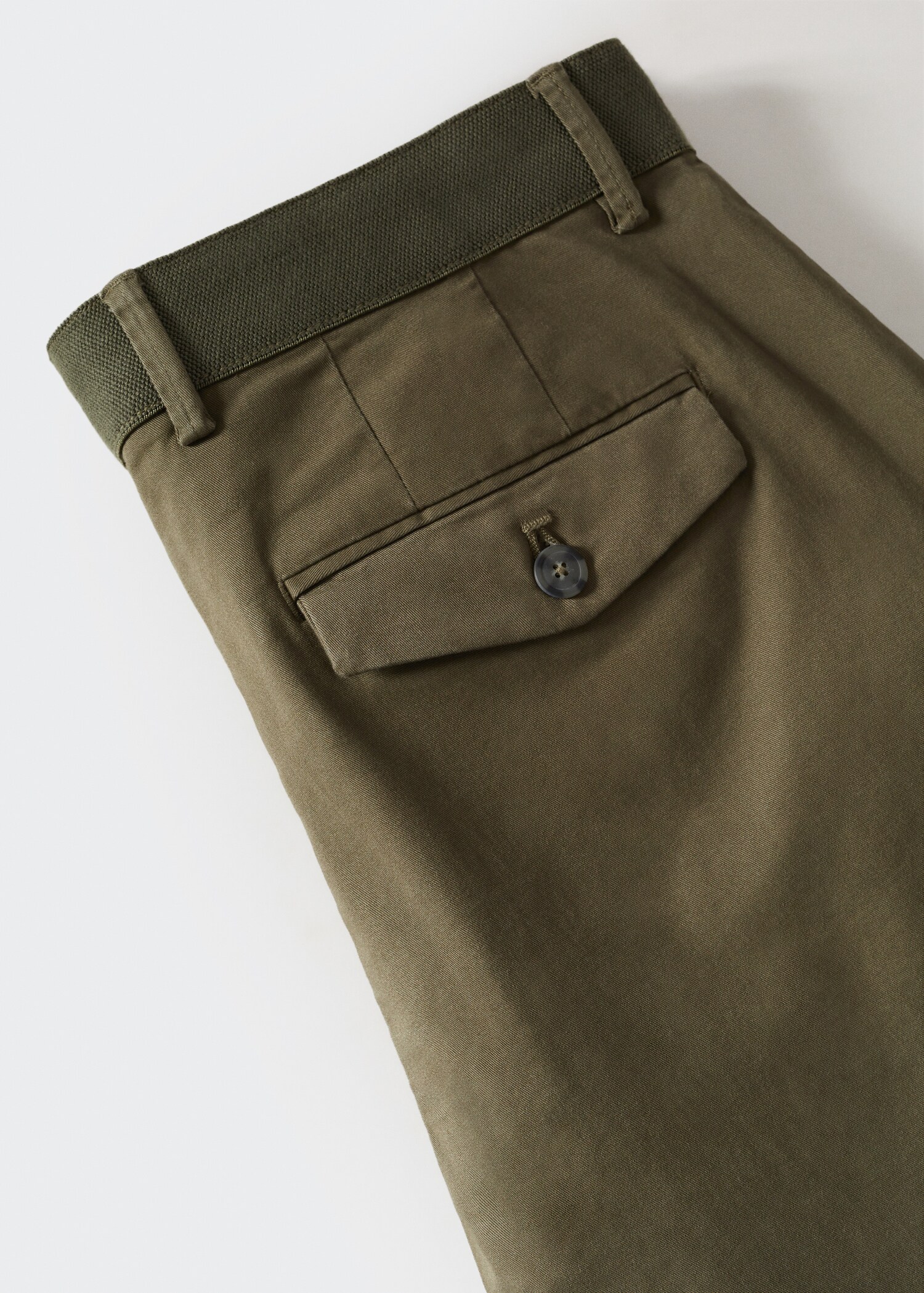 Cotton tapered crop pants - Details of the article 8