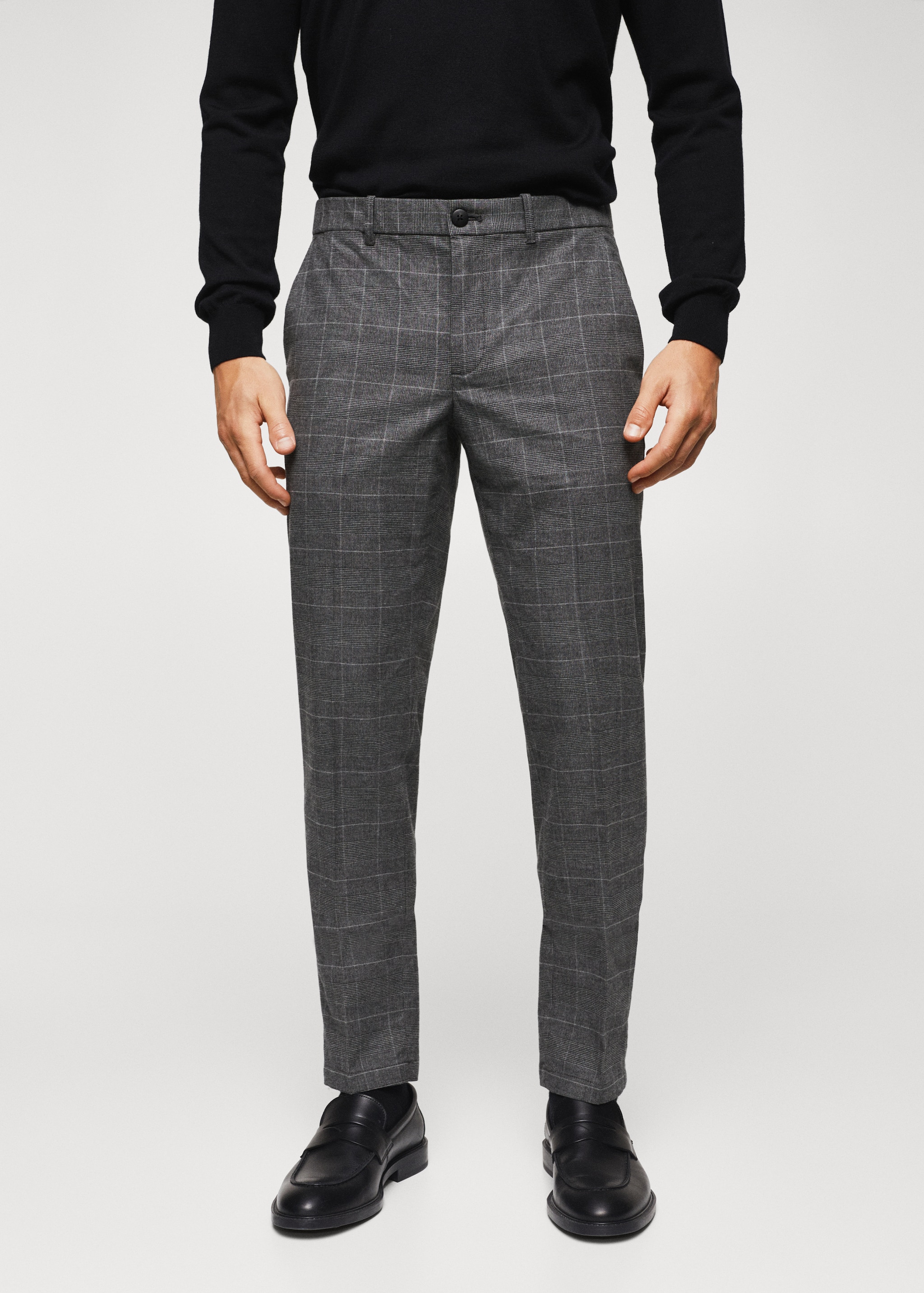 Pantalon Cuadros Zara Pantalones Hombre Vestir Pantalones Zara