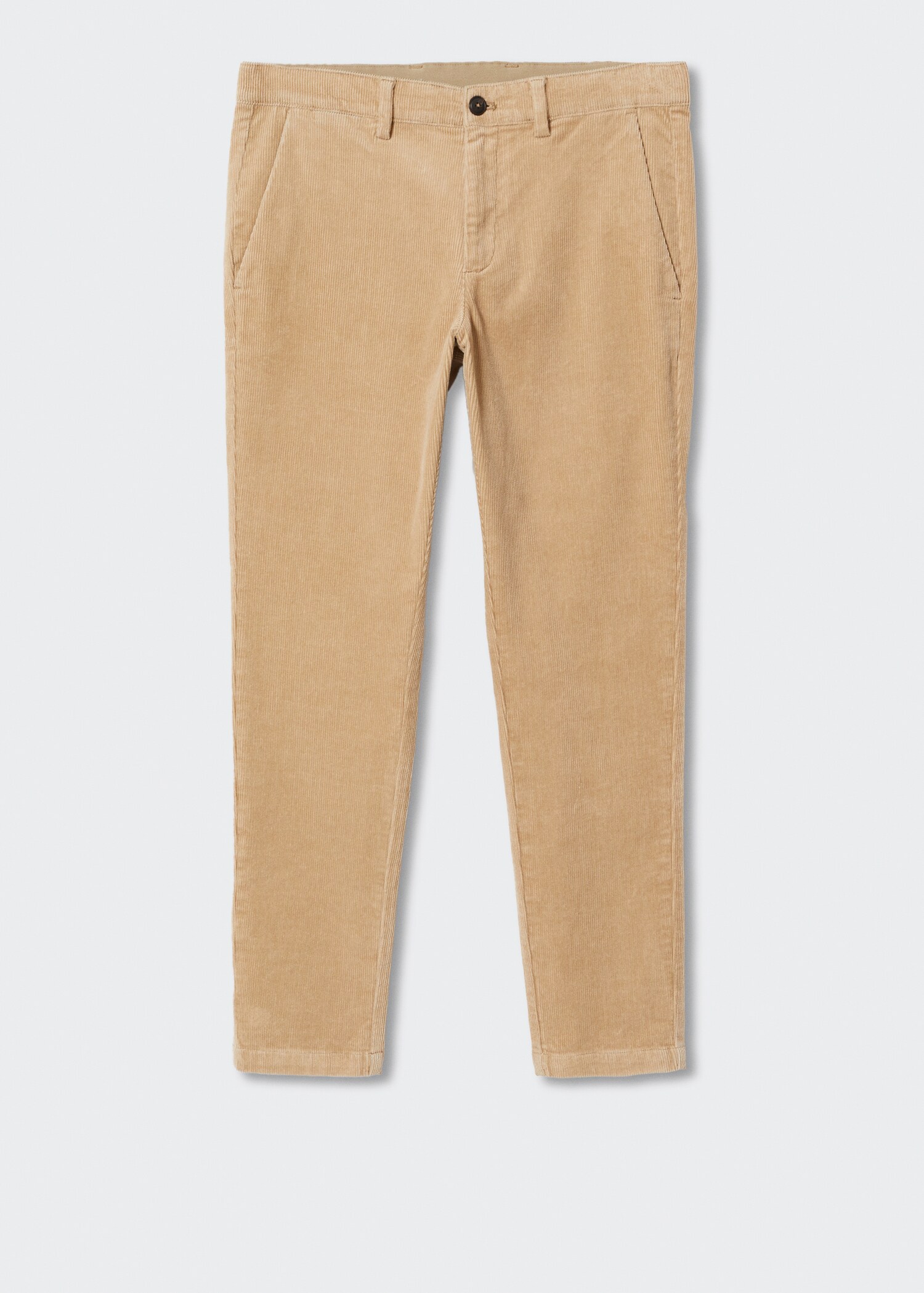 Tapered cropped corduroy trousers - Article without model