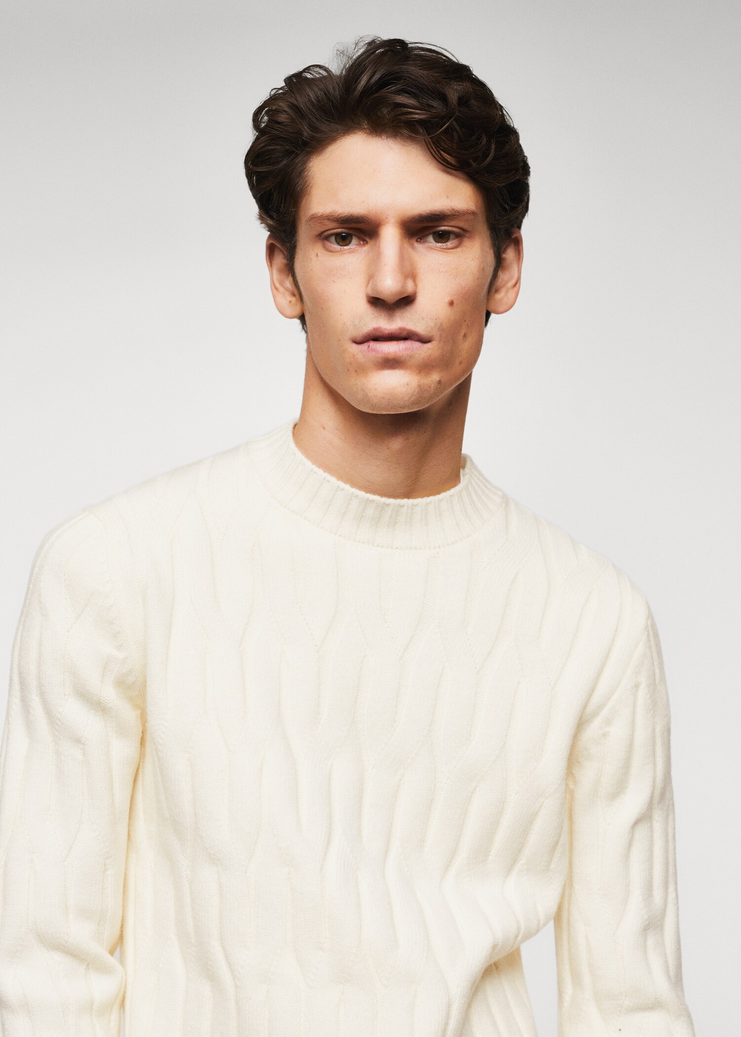Knitted braided sweater - Rincian barang 1