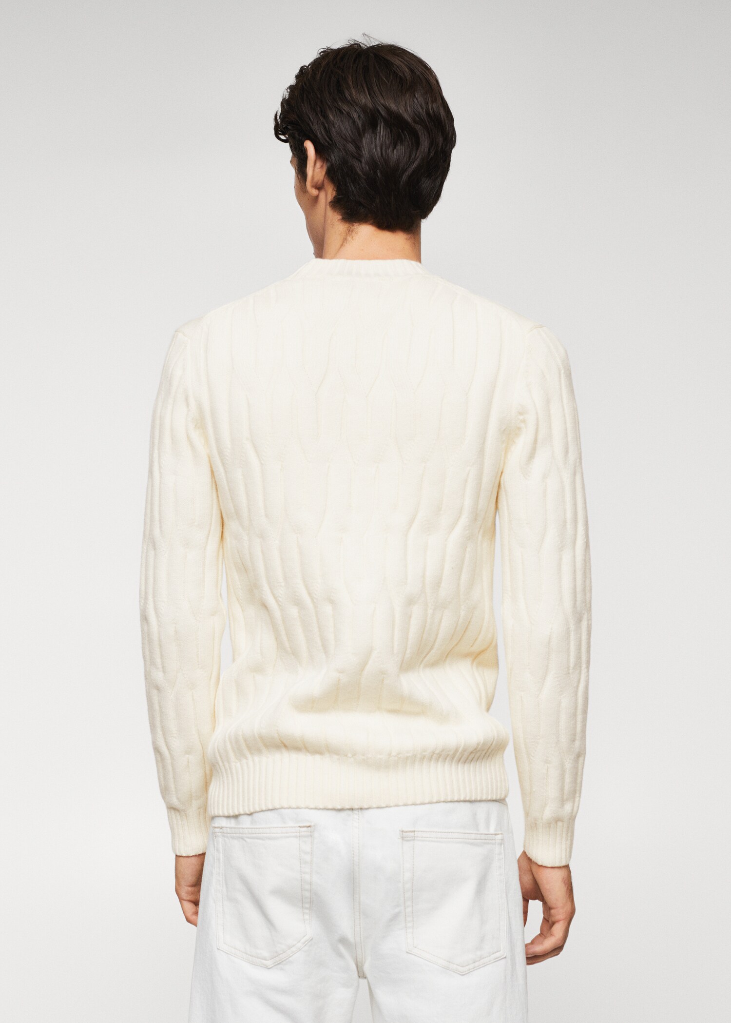 Knitted braided sweater - Versi terbalik dari barang