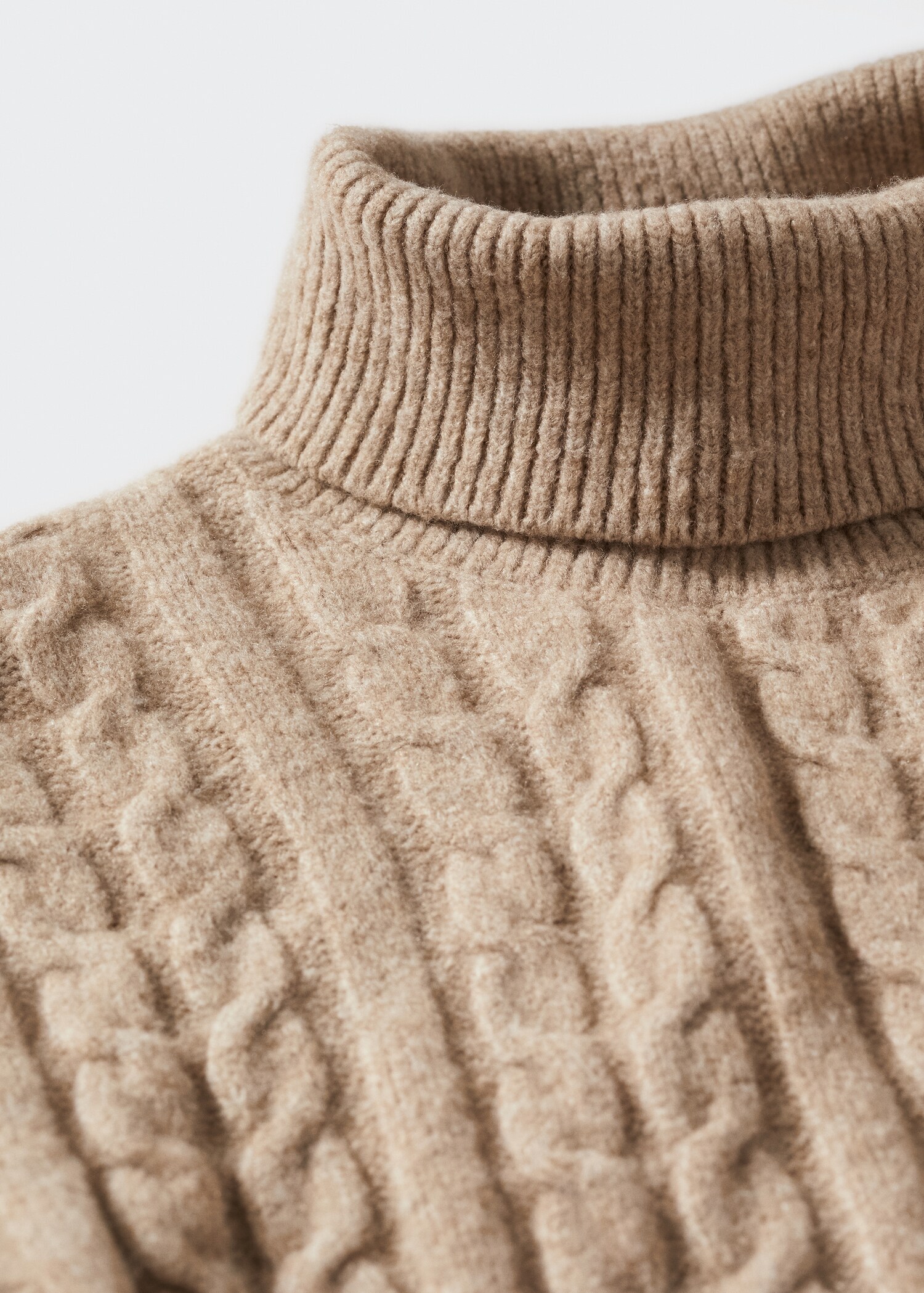 Jersey cuello alto trenzado - Detalle del artículo 8