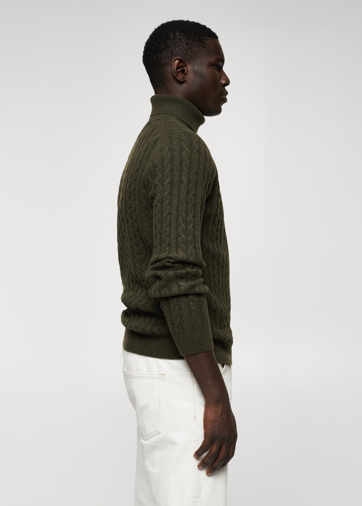 Jersey cuello alto trenzado - Detalle del artículo 6