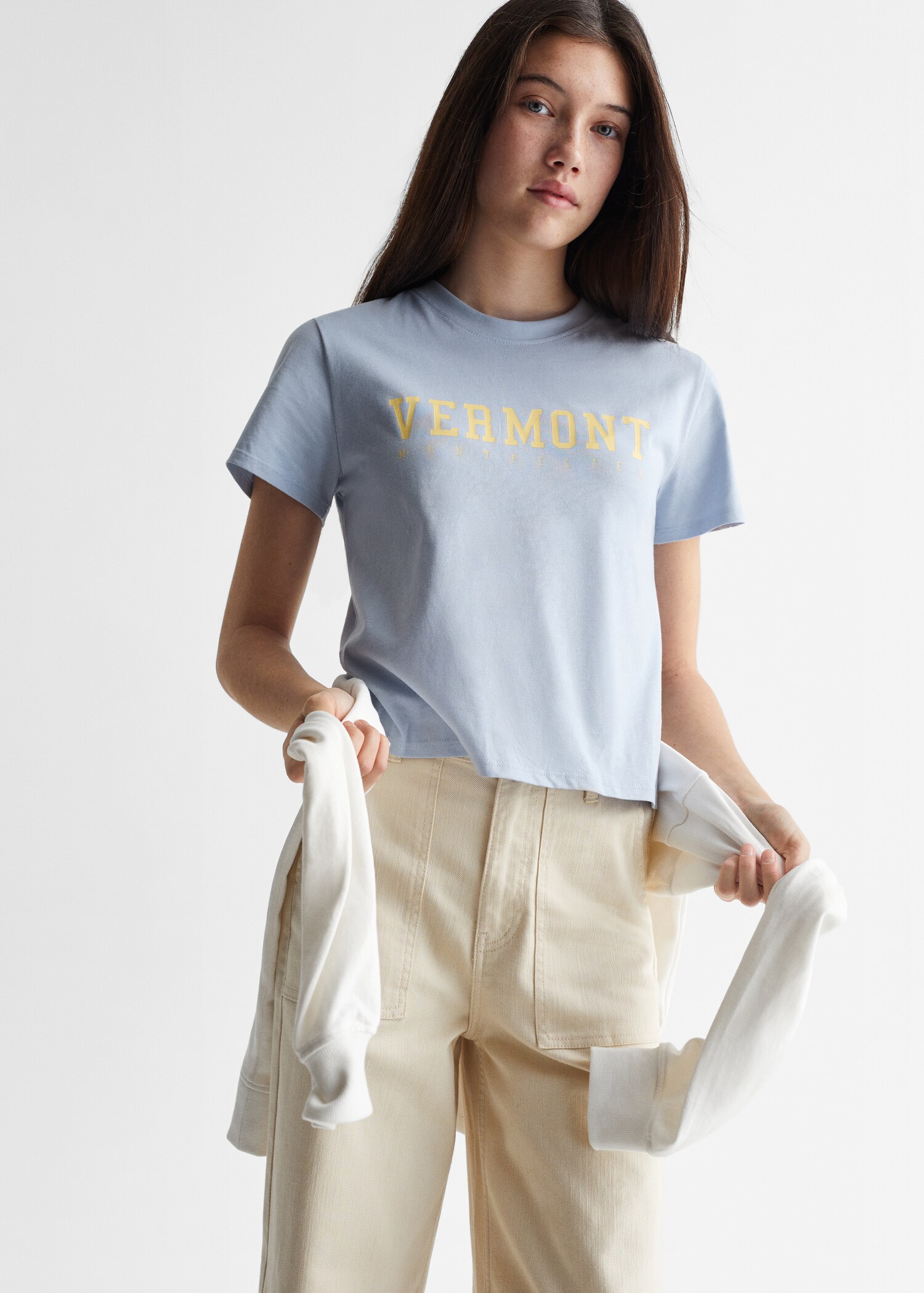 Oversized message t-shirt - Medium plane