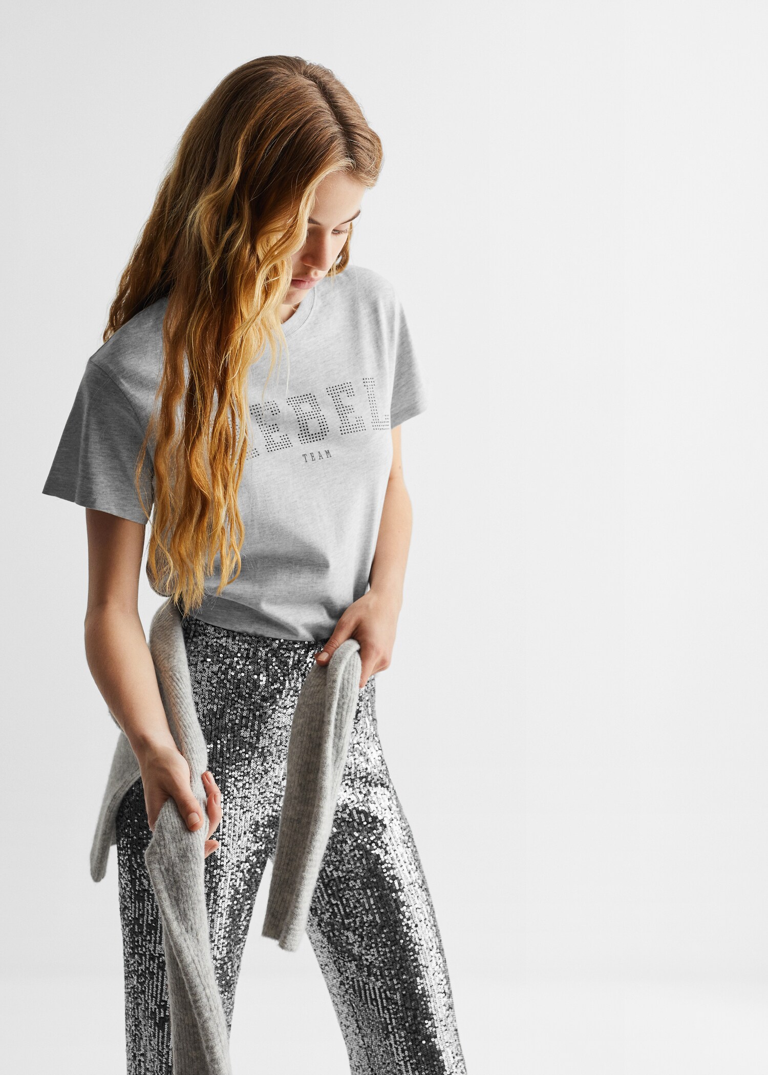 Bedrucktes Baumwoll-T-Shirt - Detail des Artikels 2