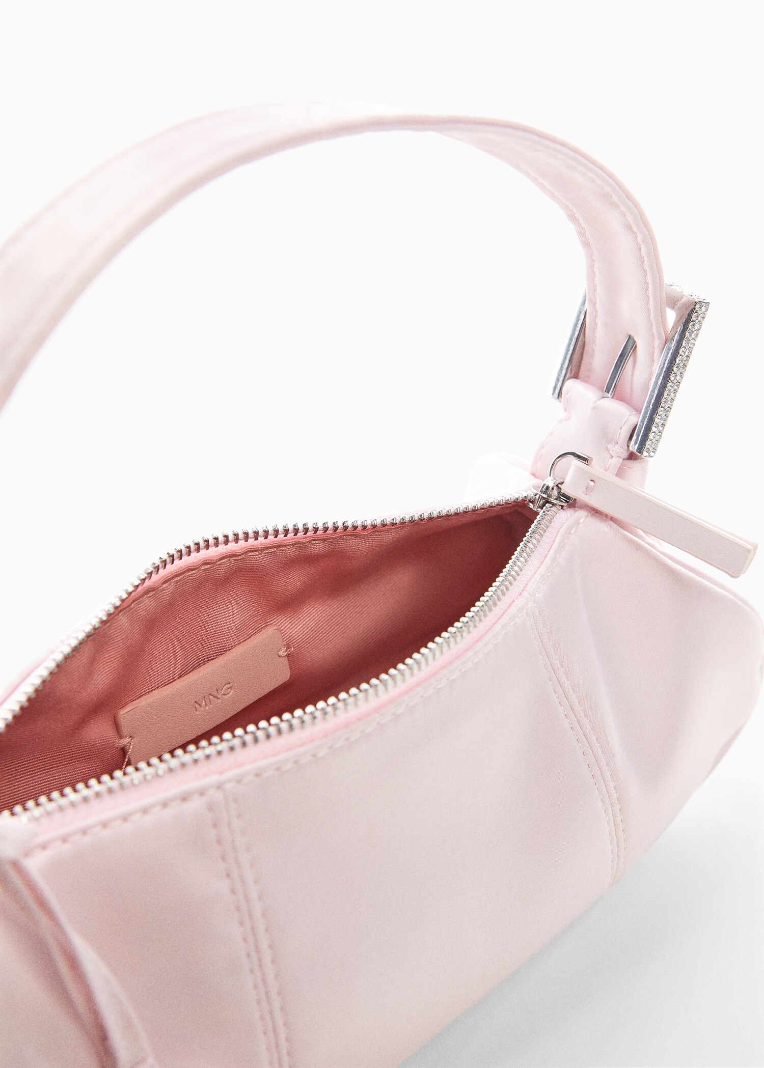 Strass shoulder bag with buckle - Details of the article 2
