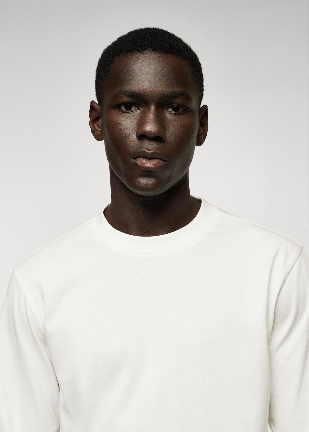 Tee shirt coton manches longues homme sale